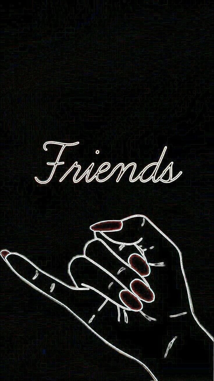 740x1310 Best Friend Wallpaper Black, Phone