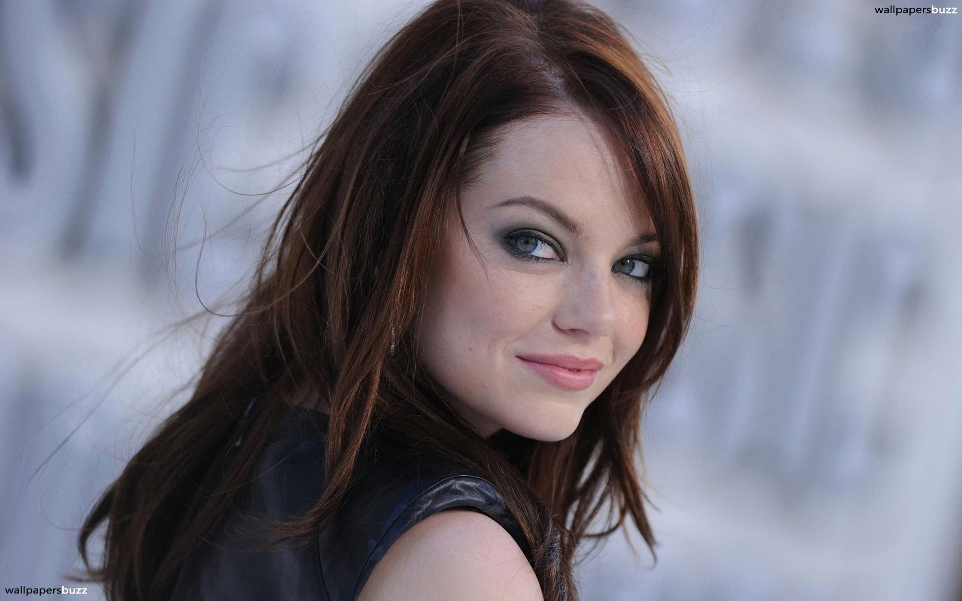 1920x1200 Emma Stone smiling HD Wallpaper, Desktop