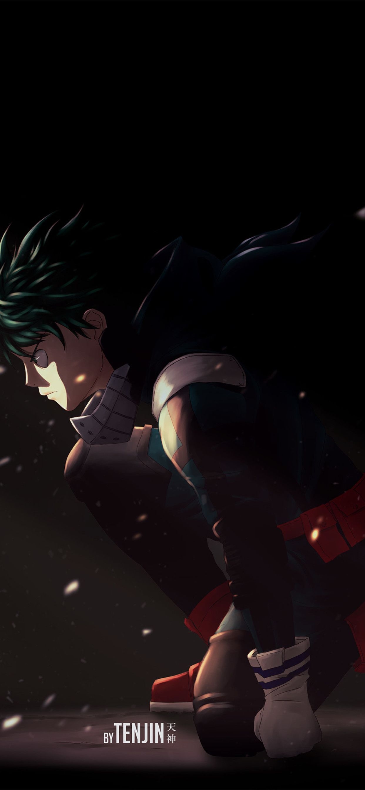 1250x2690 Deku My Hero Academia iPhone XS MAX HD 4k Wallpaper, Phone