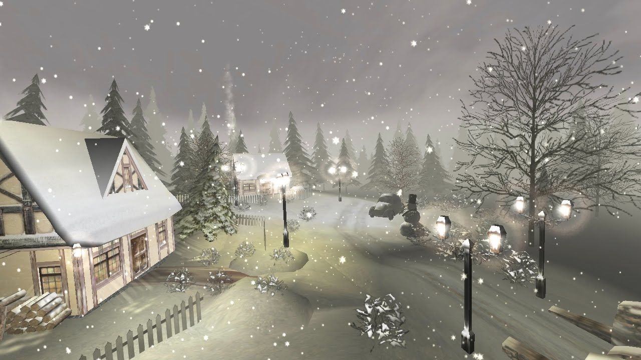 1280x720 Winter 3D Screensaver for Windows HD, Desktop