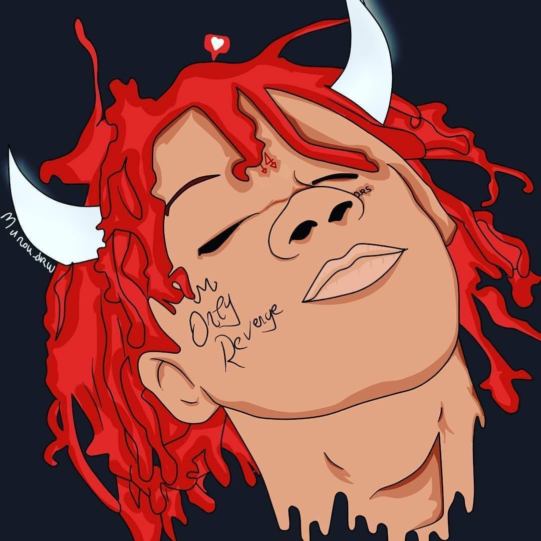 1080x1080 Lil Pump Cartoon, Phone