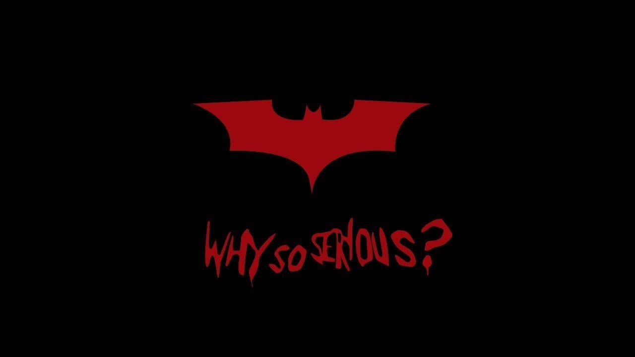 1280x720 Wallpaper Why So Serious?, Batman, Joker, Popular quotes, Desktop