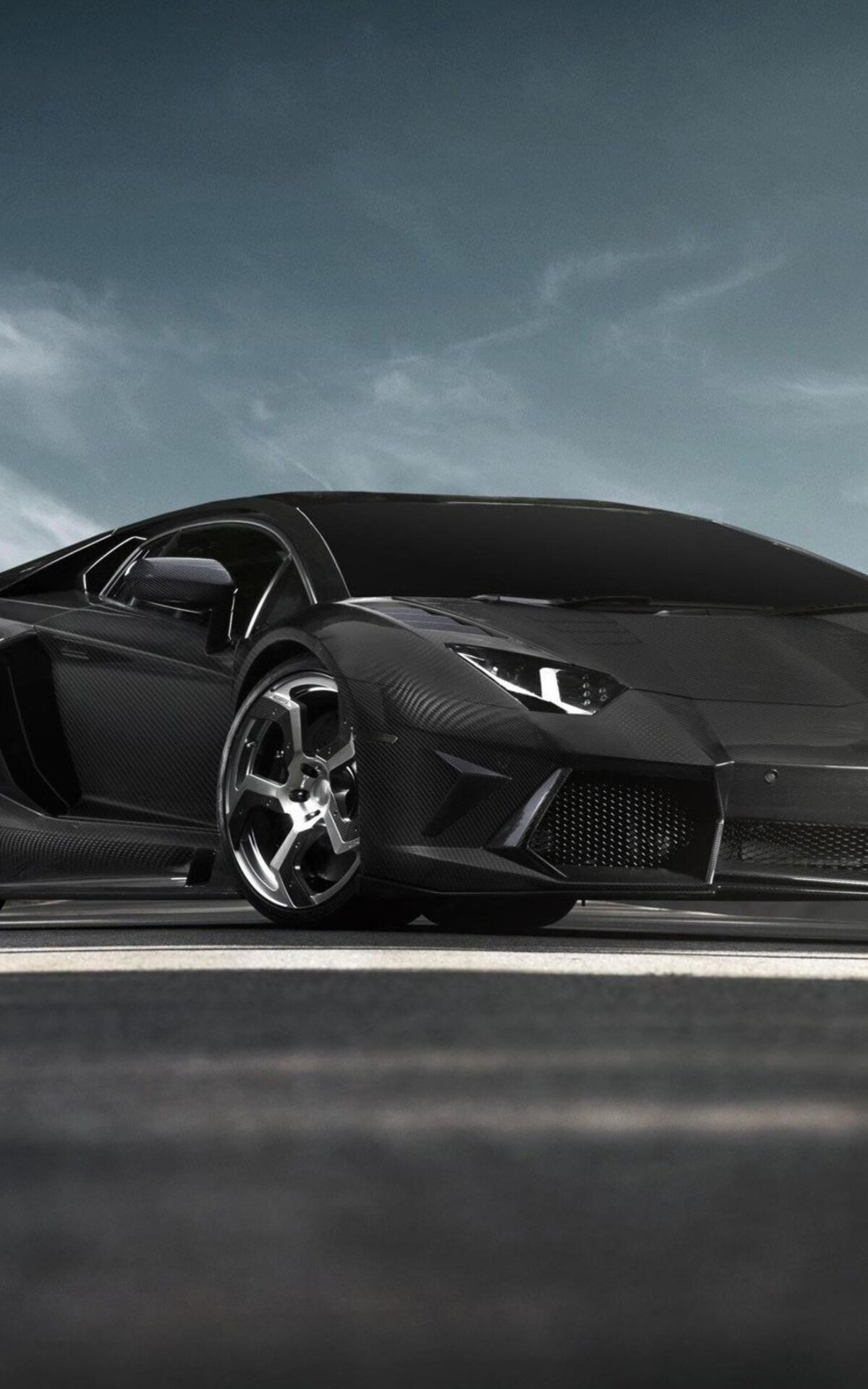 1200x1920 Black lambo Wallpaper Download, Phone