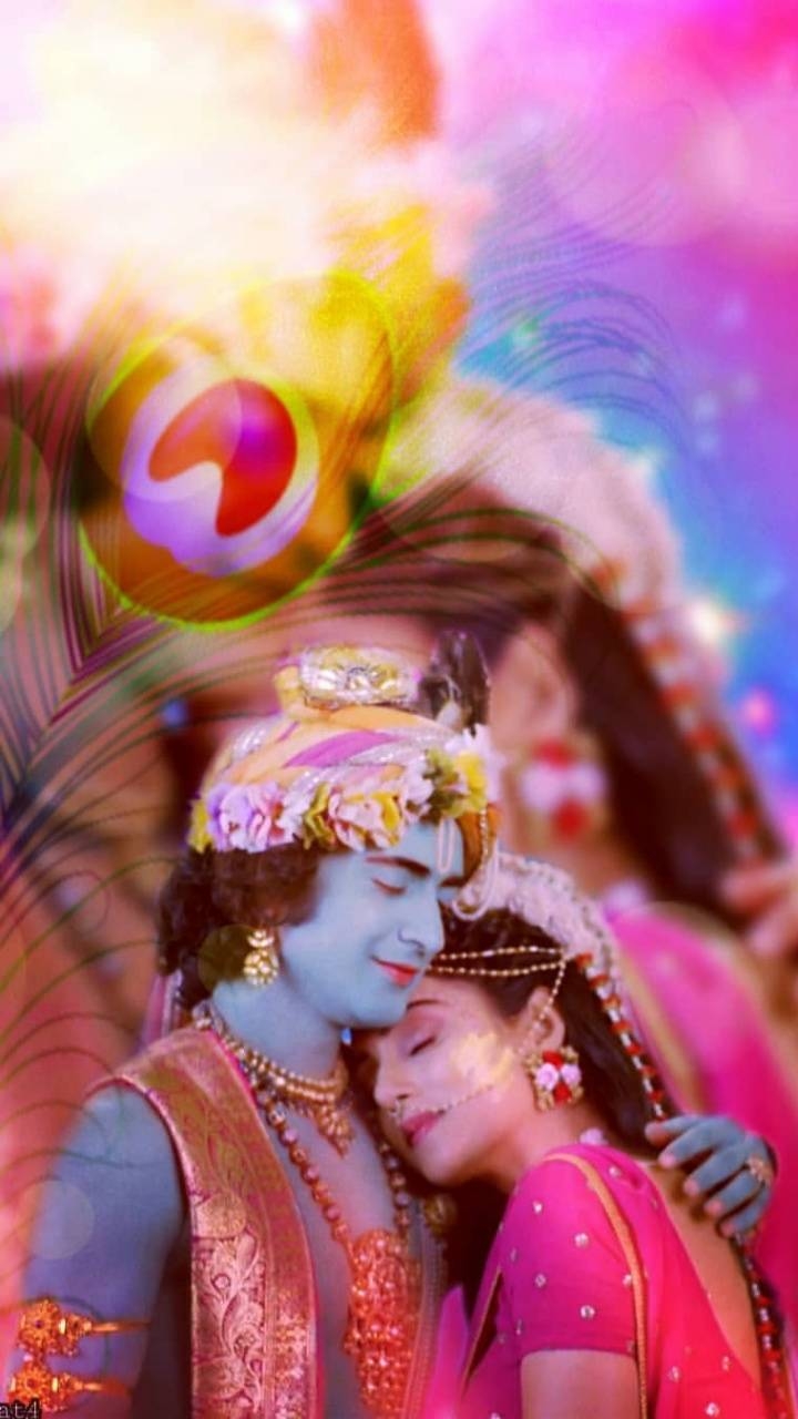 720x1280 Radha Krishna wallpaper, Phone