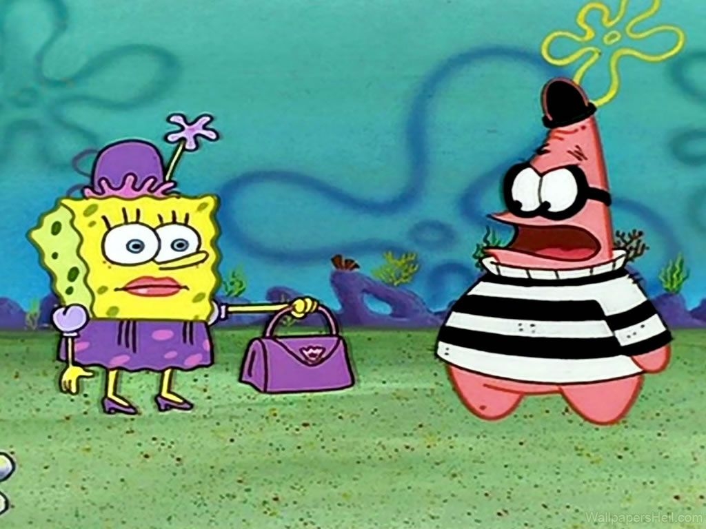 1030x770 Cute Spongebob Wallpaper: Spongebob Robbed by Patrick Spongebob Wallpaper, Desktop