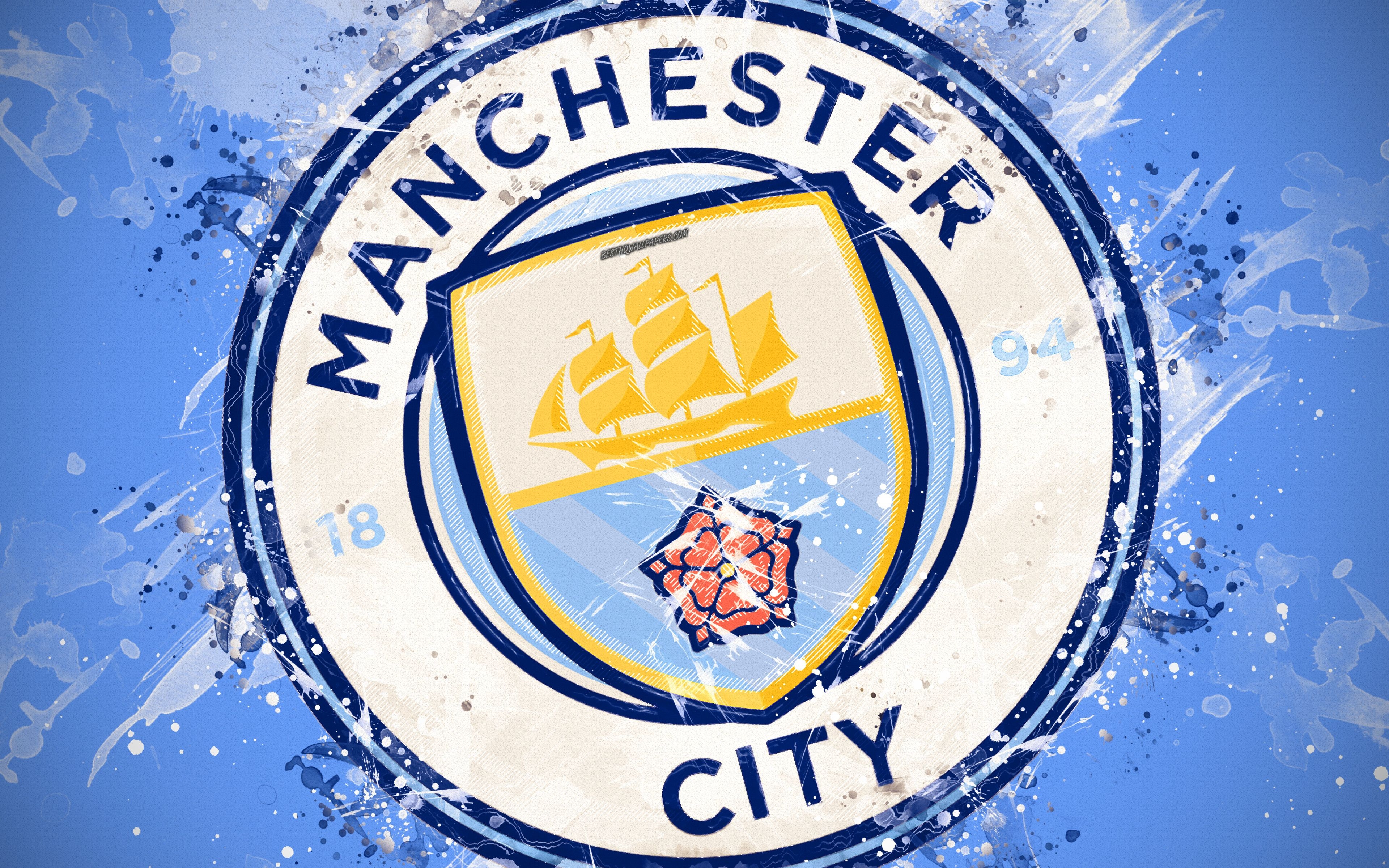 3840x2400 Manchester City Background PC, Desktop