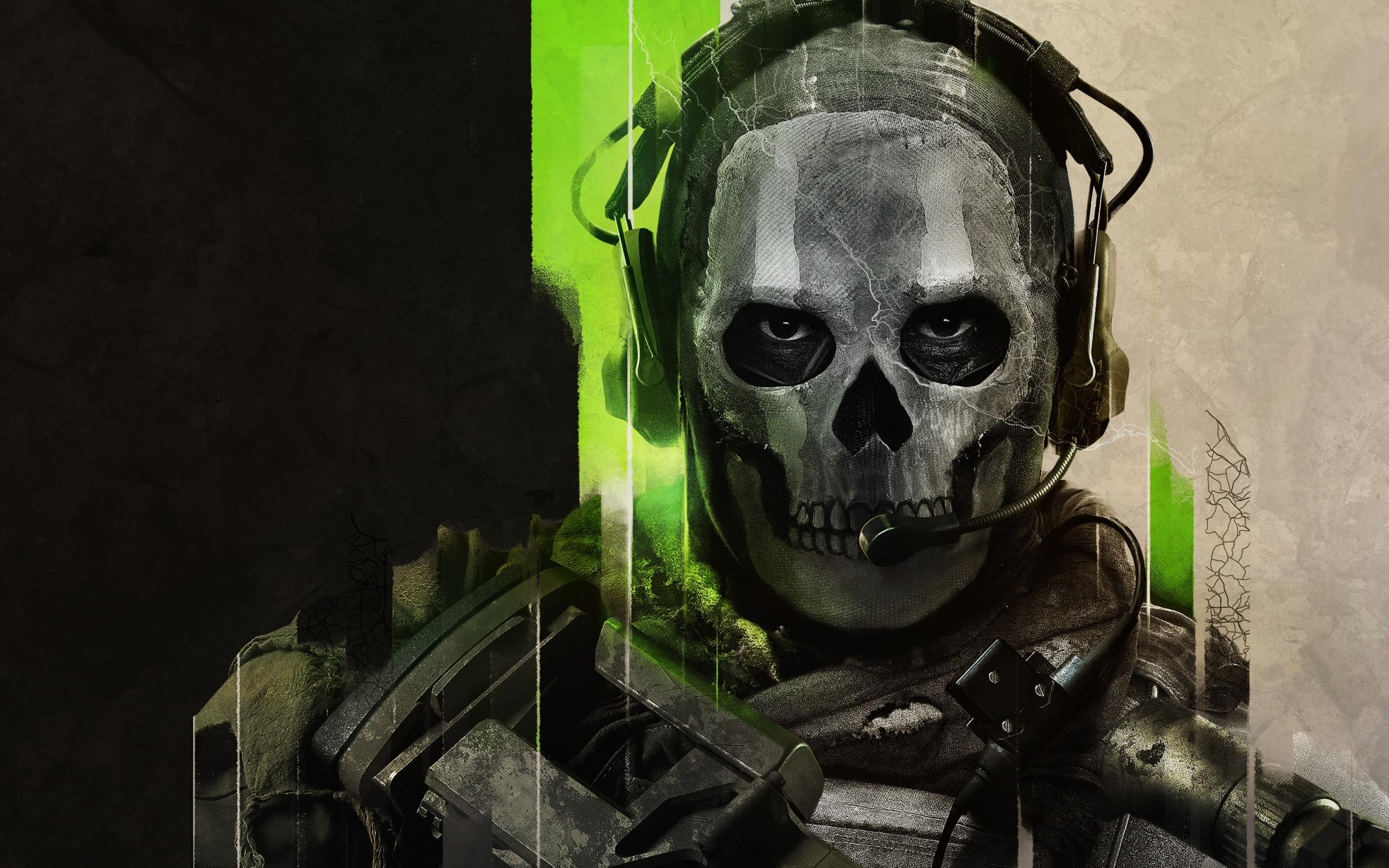 2880x1800 COD MW2 Ghost Wallpaper Free COD MW2 Ghost Background, Desktop