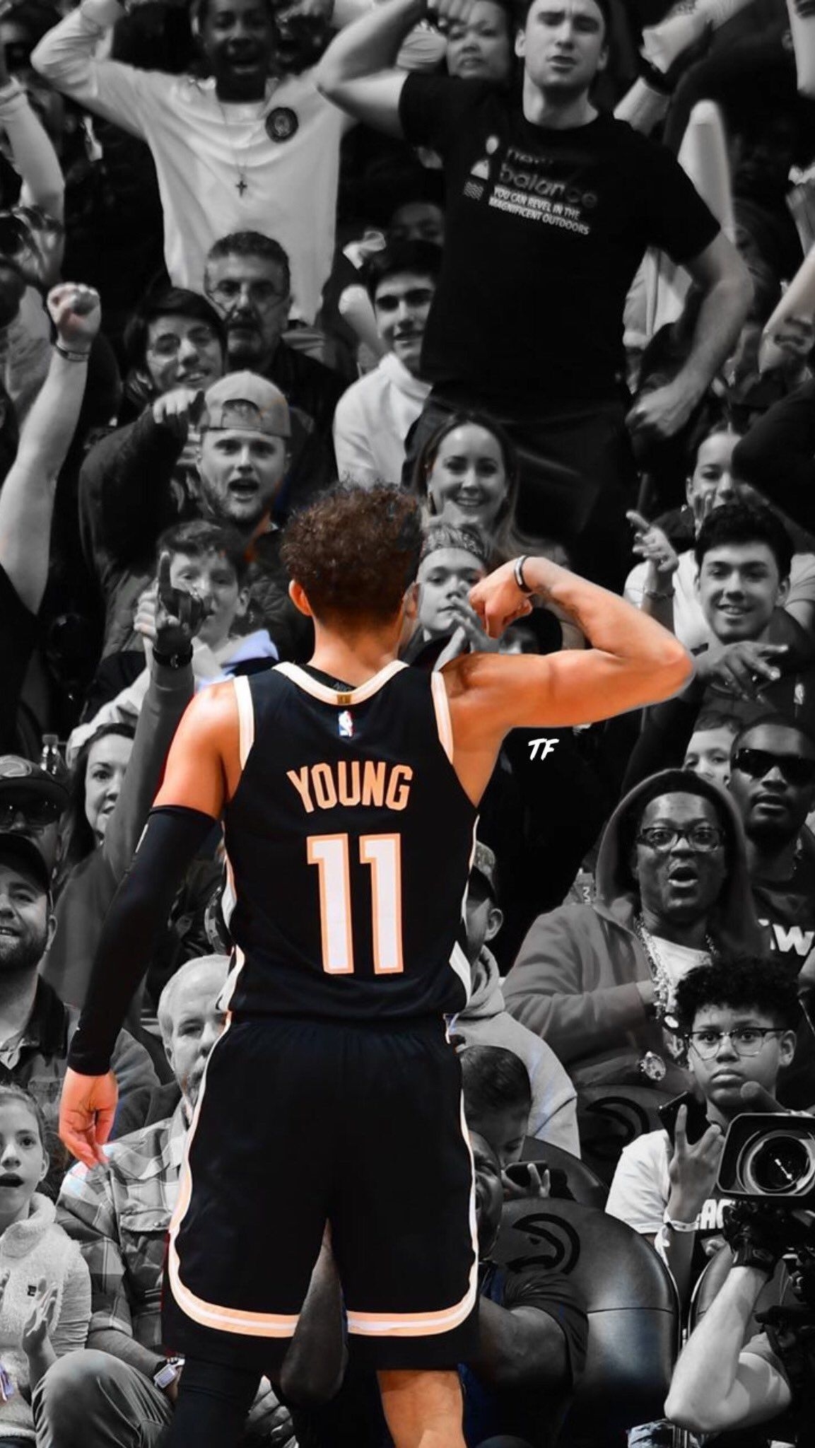 1160x2050 TF Sport Edit Young. Wallpaper Requested #TraeYoung #Hawks, Phone