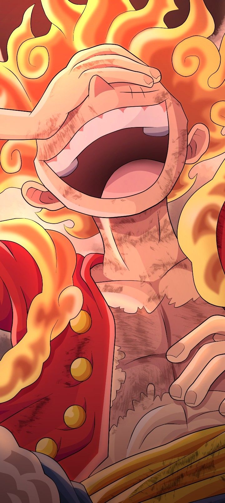 720x1610 Luffy Gear 5 Wallpaper. One piece, Phone