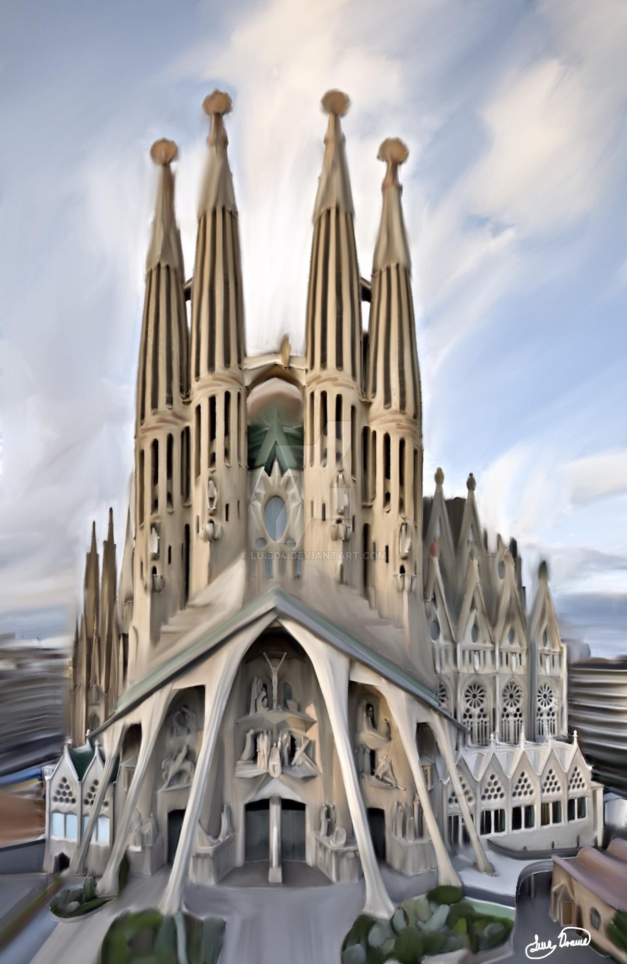 1280x1970 Templo Expiatorio de la Sagrada Familia, Phone