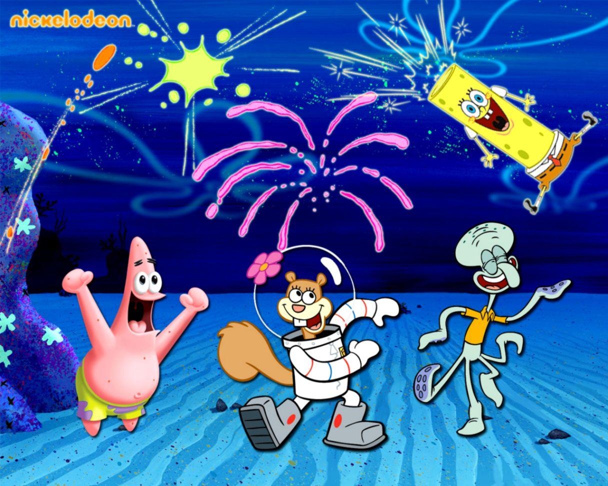 1220x980 Spongebob And Friends HD Wallpaper Desktop, Desktop