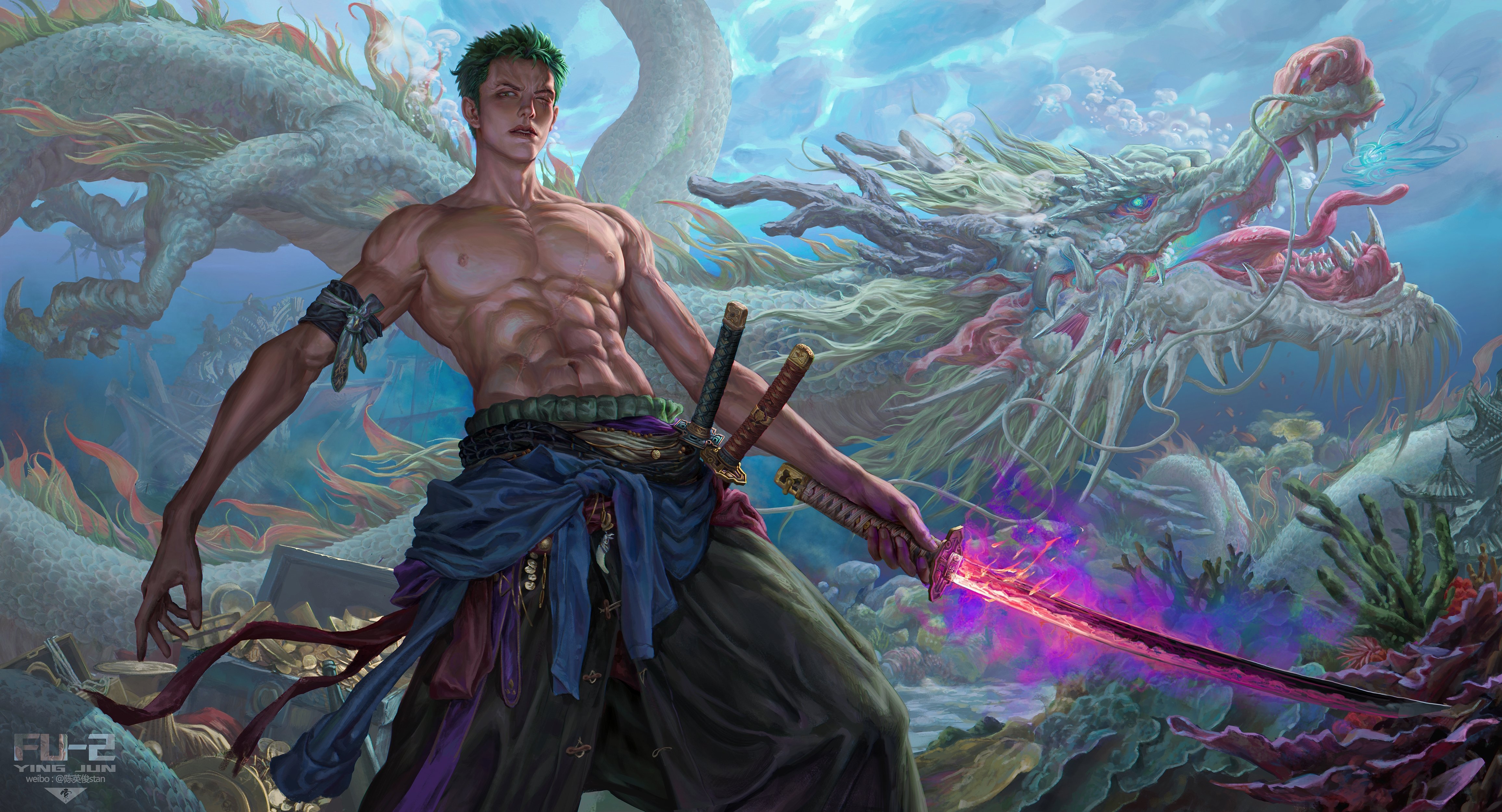 4630x2500 4K Roronoa Zoro Wallpaper and Background Image, Desktop