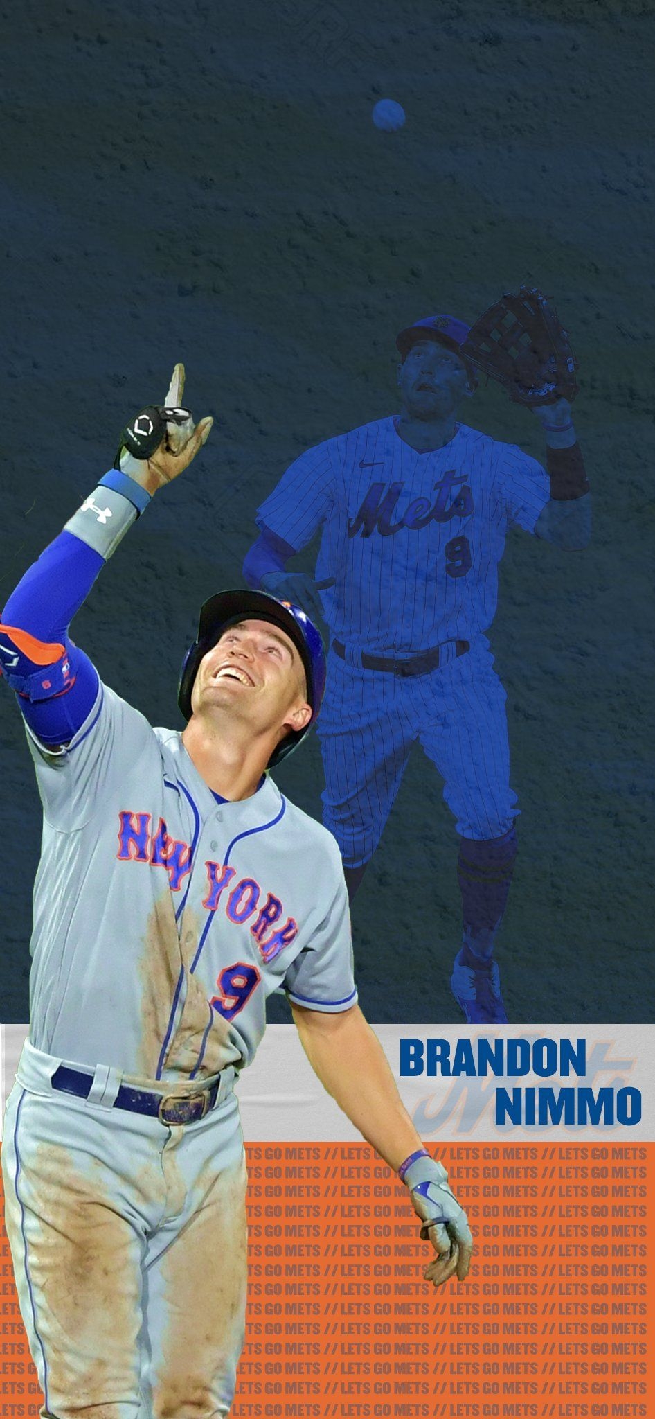 950x2050 Mets Virtual Wallpaper. New York Mets, Phone