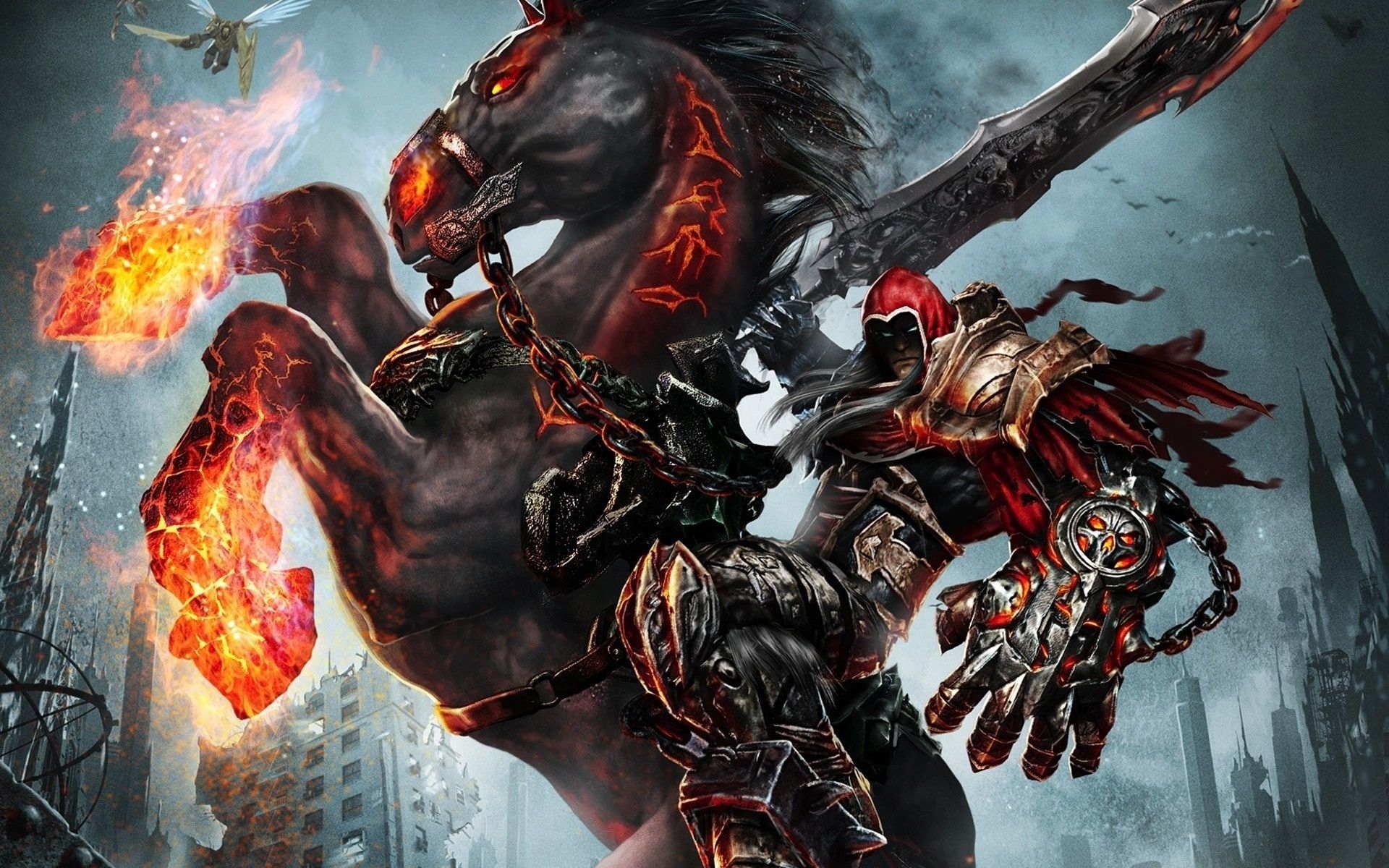 1920x1200 The Four Horsemen. Nordic games, Jim lee art, Darksiders game, Desktop