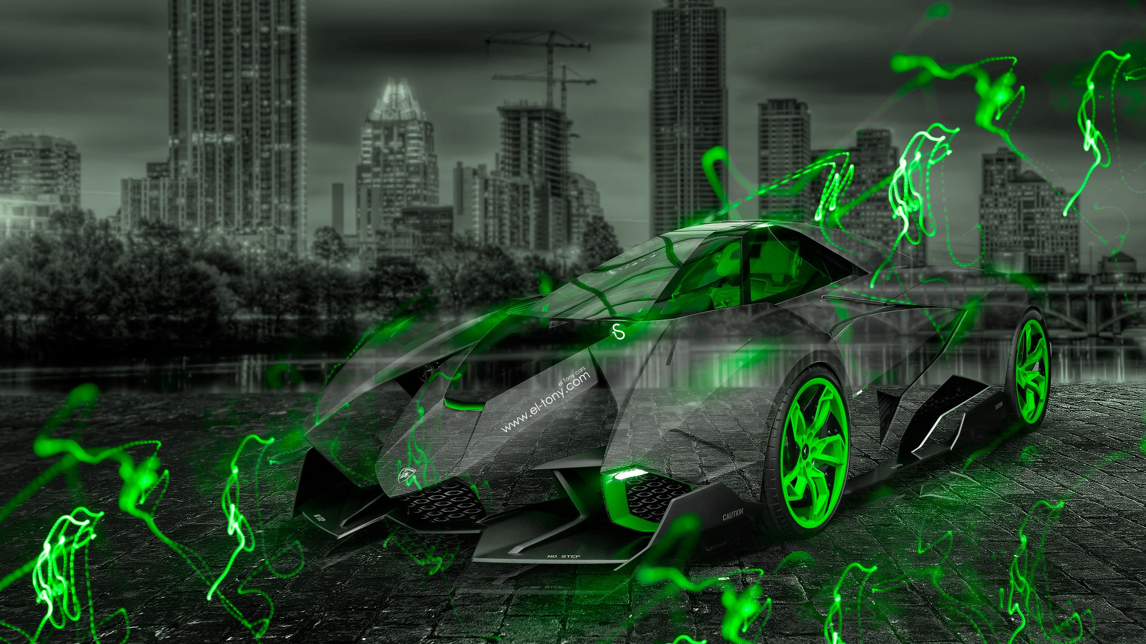 3840x2160 Lamborghini Egoista Crystal City Energy Car 2015 Wallpaper el, Desktop