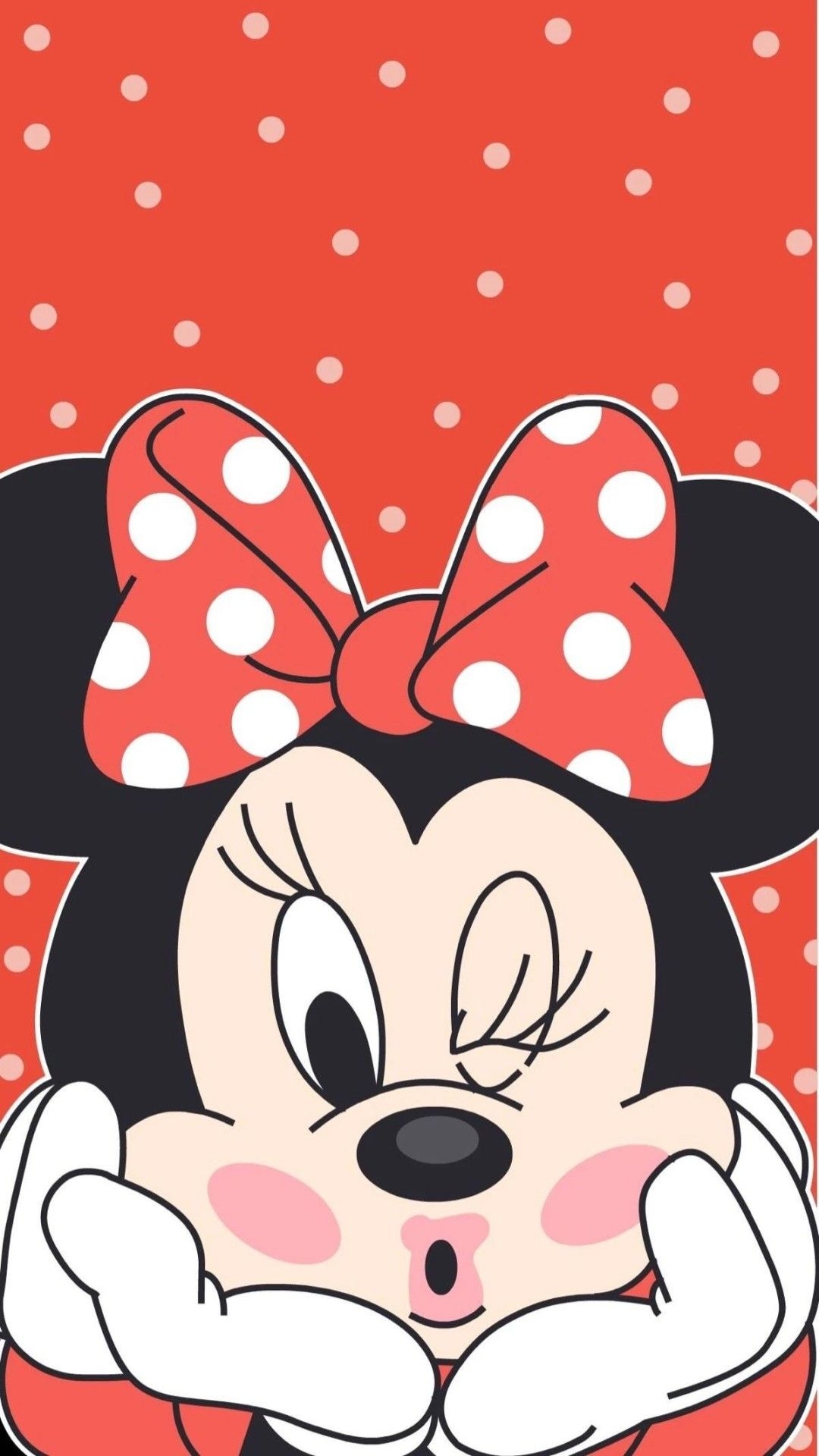 1080x1920 Cute Minnie Wall. Mickey mouse wallpaper, Mickey mouse art, Mickey mouse wallpaper iphone, Phone