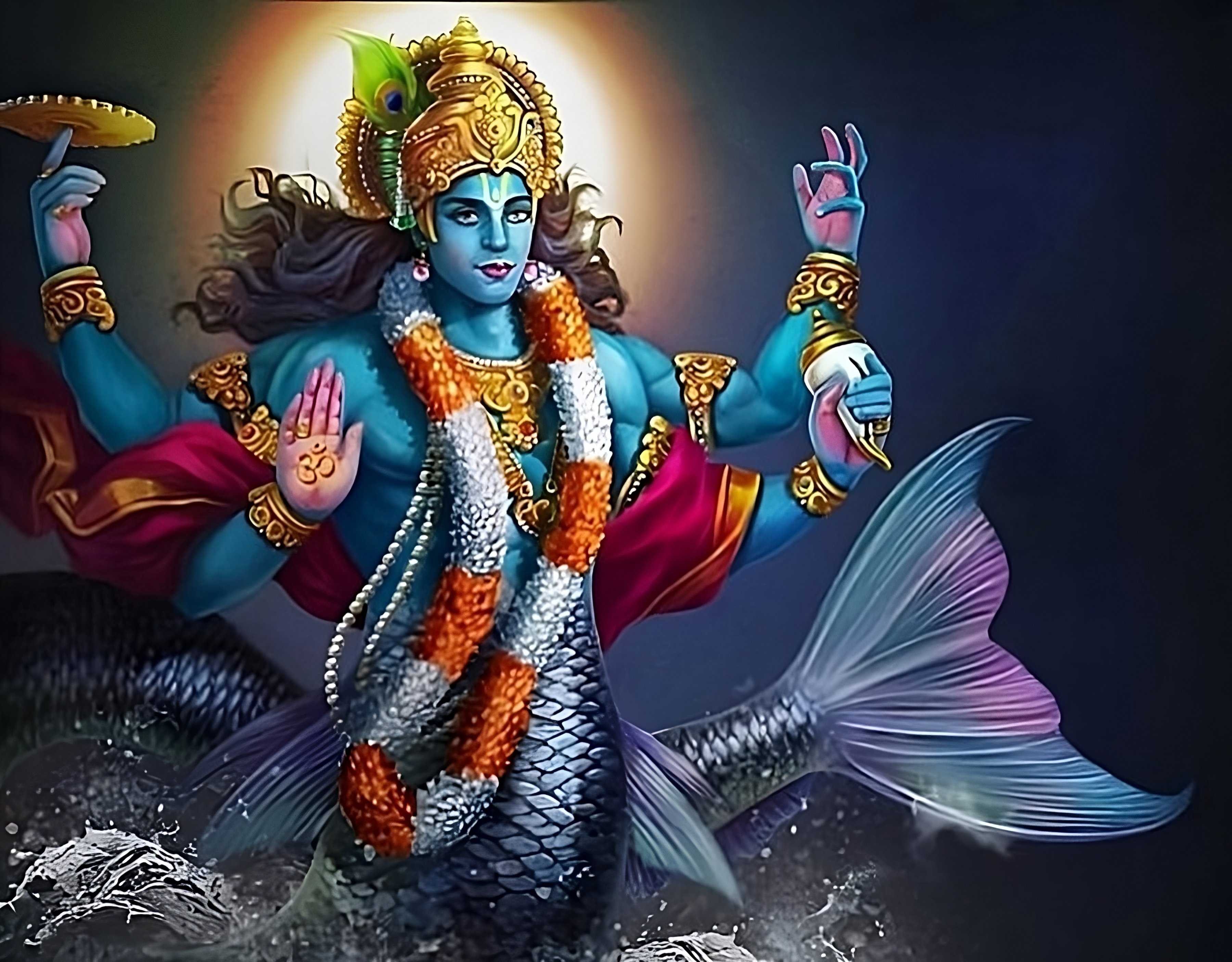 3600x2820 Avatars of Bhagwan Vishnu, Dashavatar, Desktop