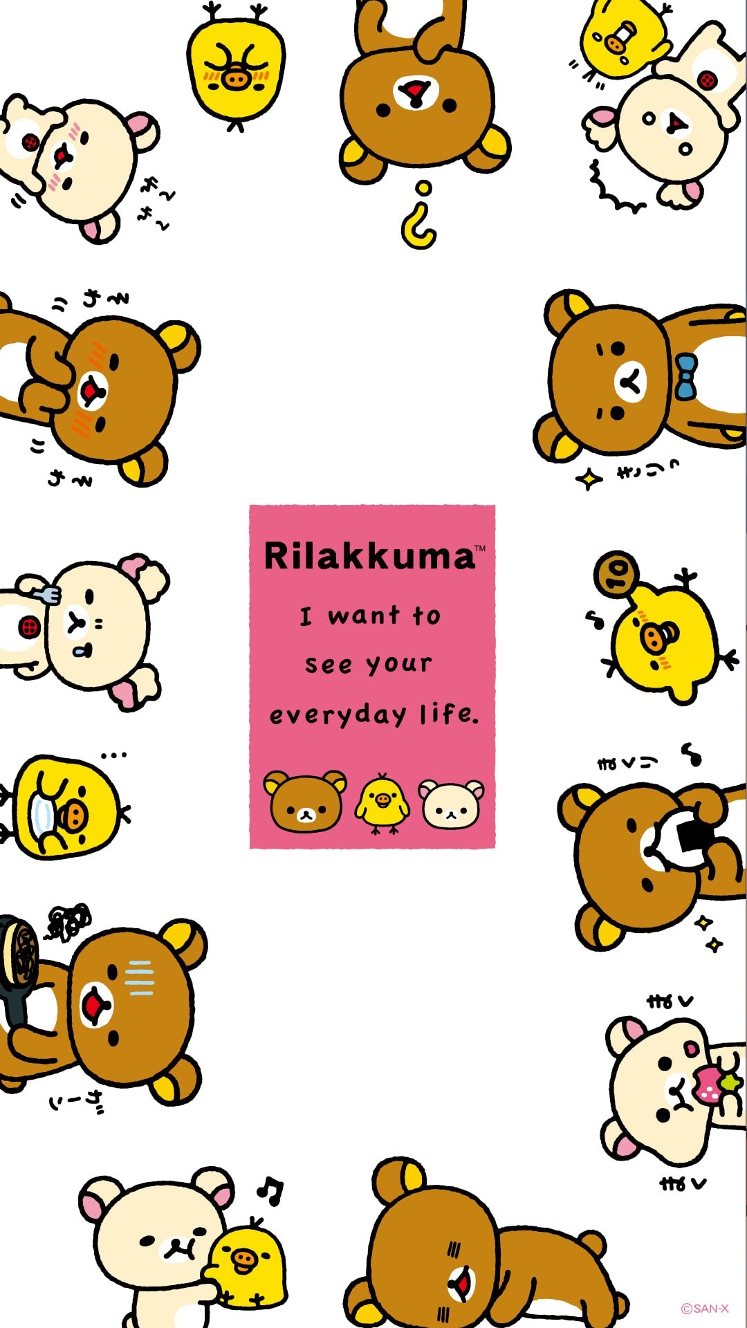 1080x1920 Rilakkuma, Phone