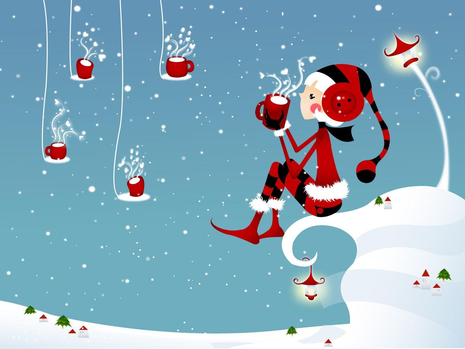 1600x1200 Free download Cute Christmas Desktop Background [] for your Desktop, Mobile & Tablet. Explore Winter Cartoon Wallpaper. Winter Cartoon Wallpaper, Cartoon Winter Wallpaper, Cartoon Wallpaper Cartoon Picture, Desktop