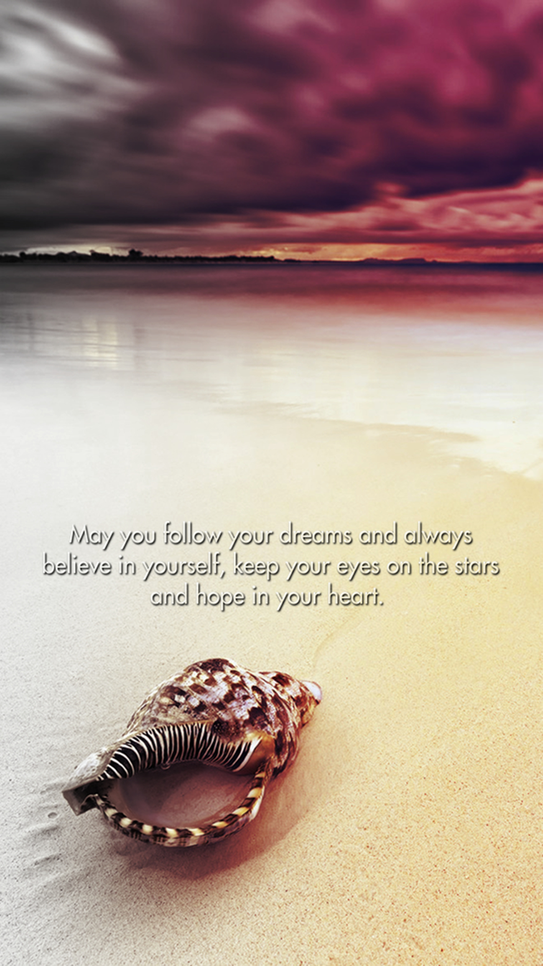 1080x1920 Follow Your Dreams. Galaxy wallpaper quotes, Dreaming of you, Dream, Phone