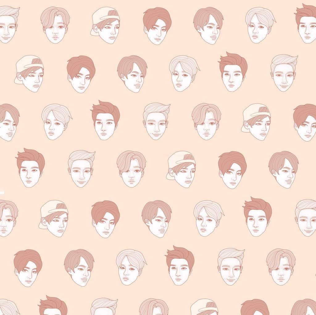 1030x1030 BTS Pattern Phone Wallpaper. ARMY's Amino, Desktop