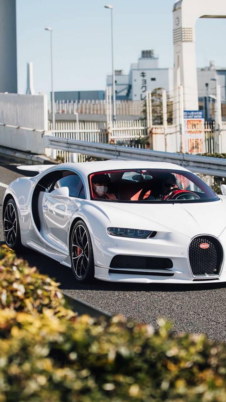 720x1280 White Bugatti Chiron wallpaper, Phone