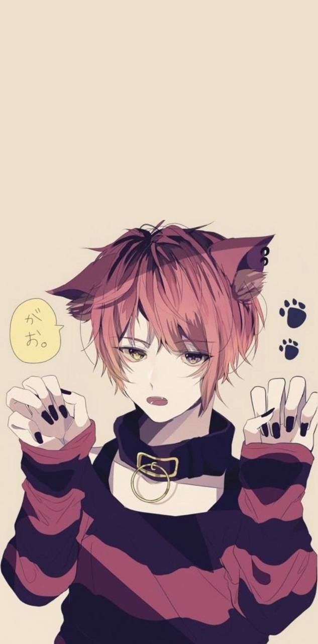 640x1280 Neko boy wallpaper, Phone