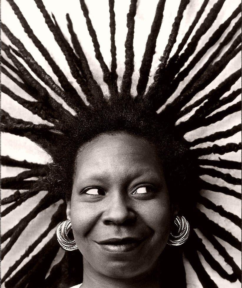 830x980 Black History Month: Natural Hair Icon. Star Struck. Whoopi, Phone