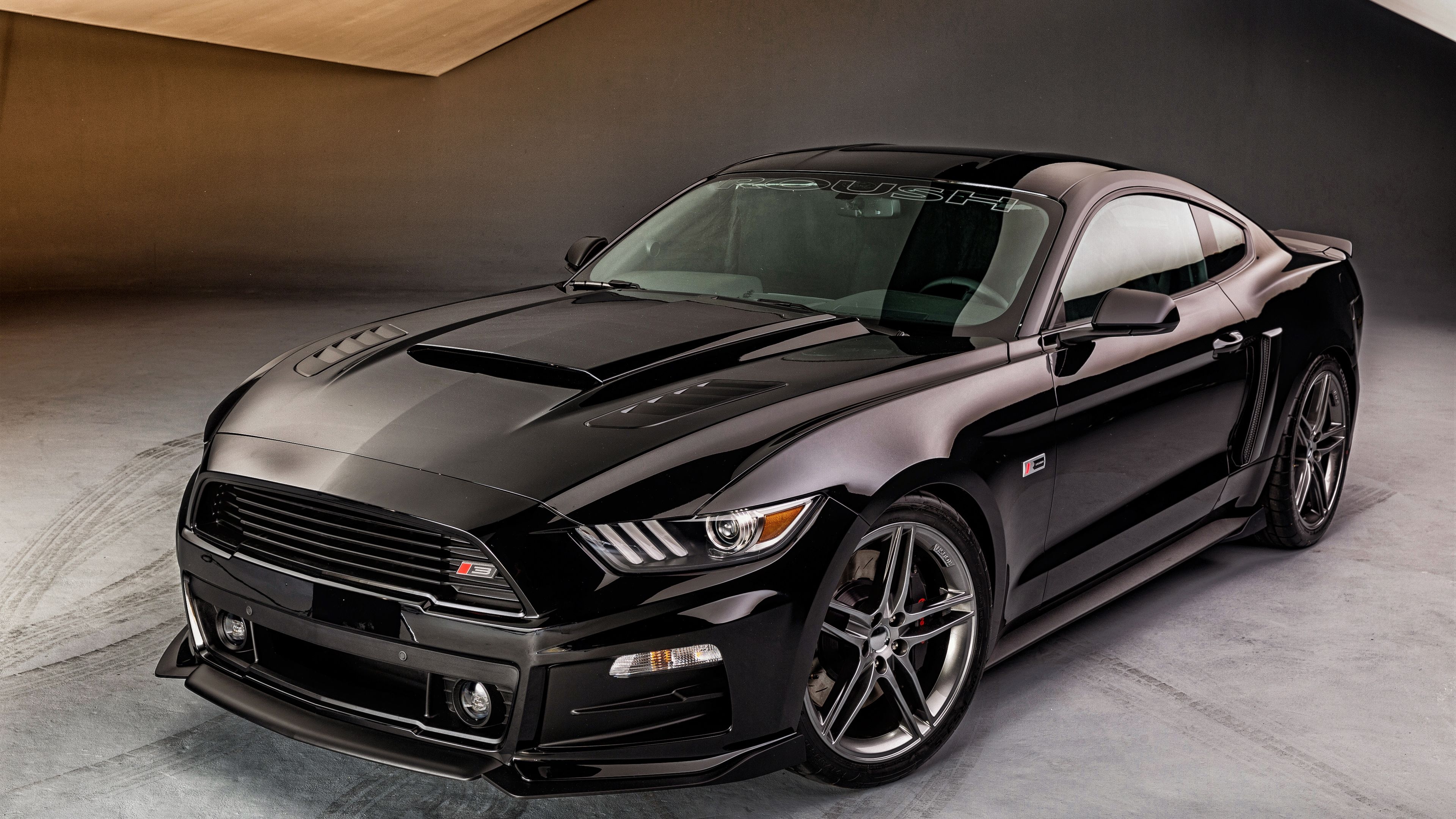 3840x2160 Sports Car Black Mustang Wallpaper Free Sports Car Black, Desktop