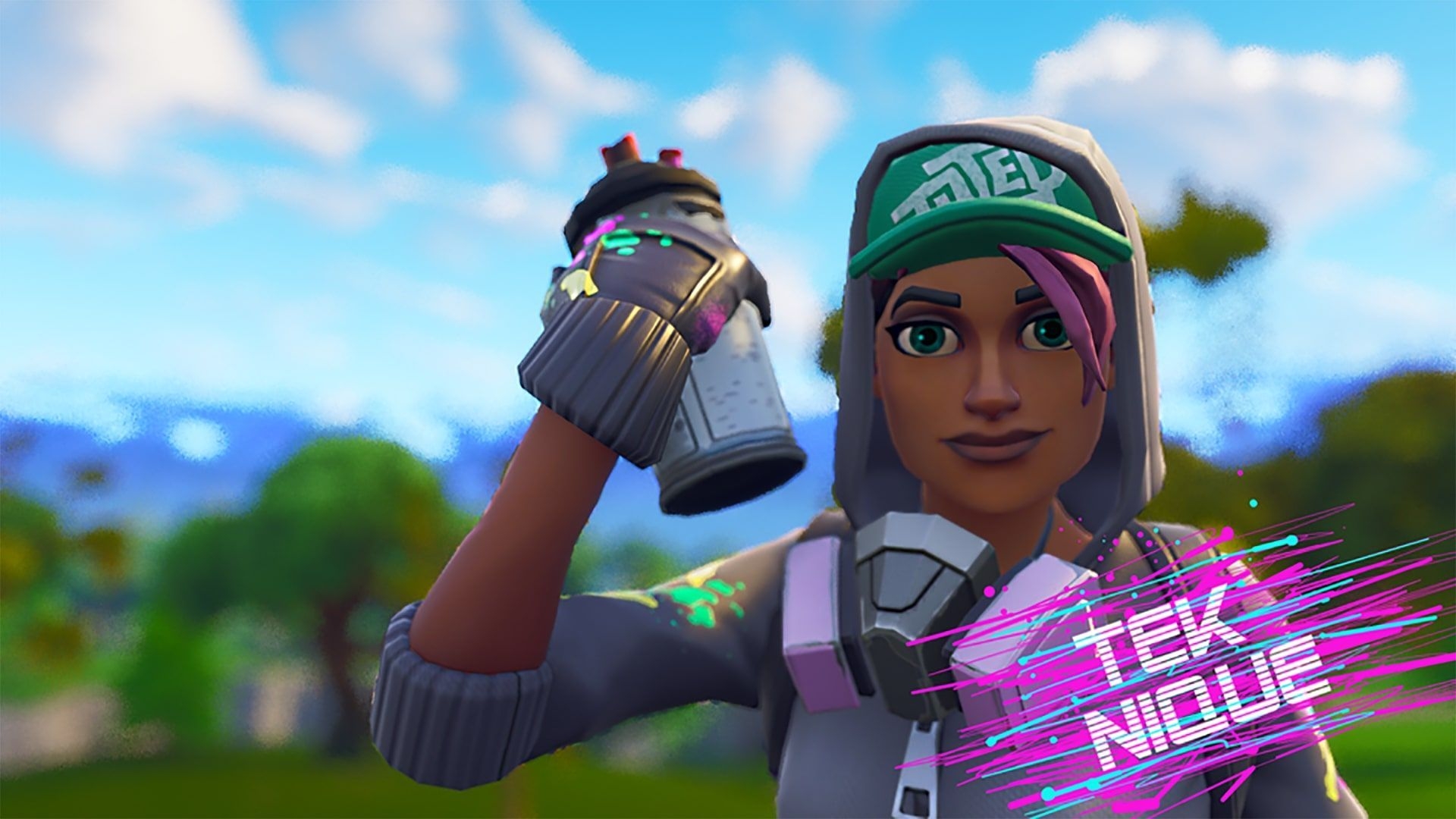 1920x1080 Custom Fortnite Teknique Wallpaper, Desktop