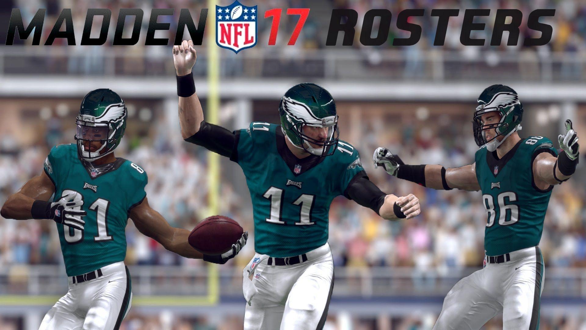 1920x1080 CARSON WENTZ'S 100% COMPLETION! EAGLES SUPERSTAR IN MADDEN 17, Desktop