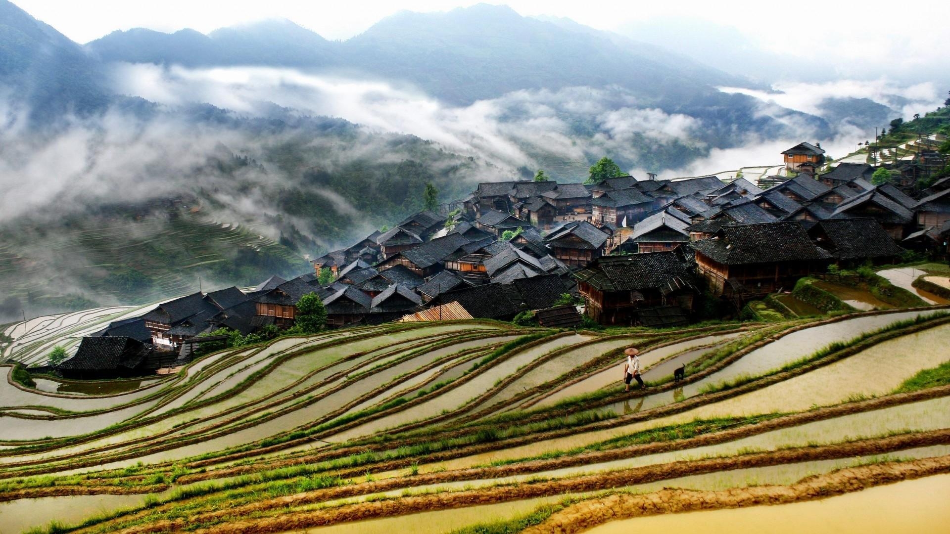 1920x1080 Terraces Tag wallpaper: Stairways Banaue Rice Terraces Gallery, Desktop