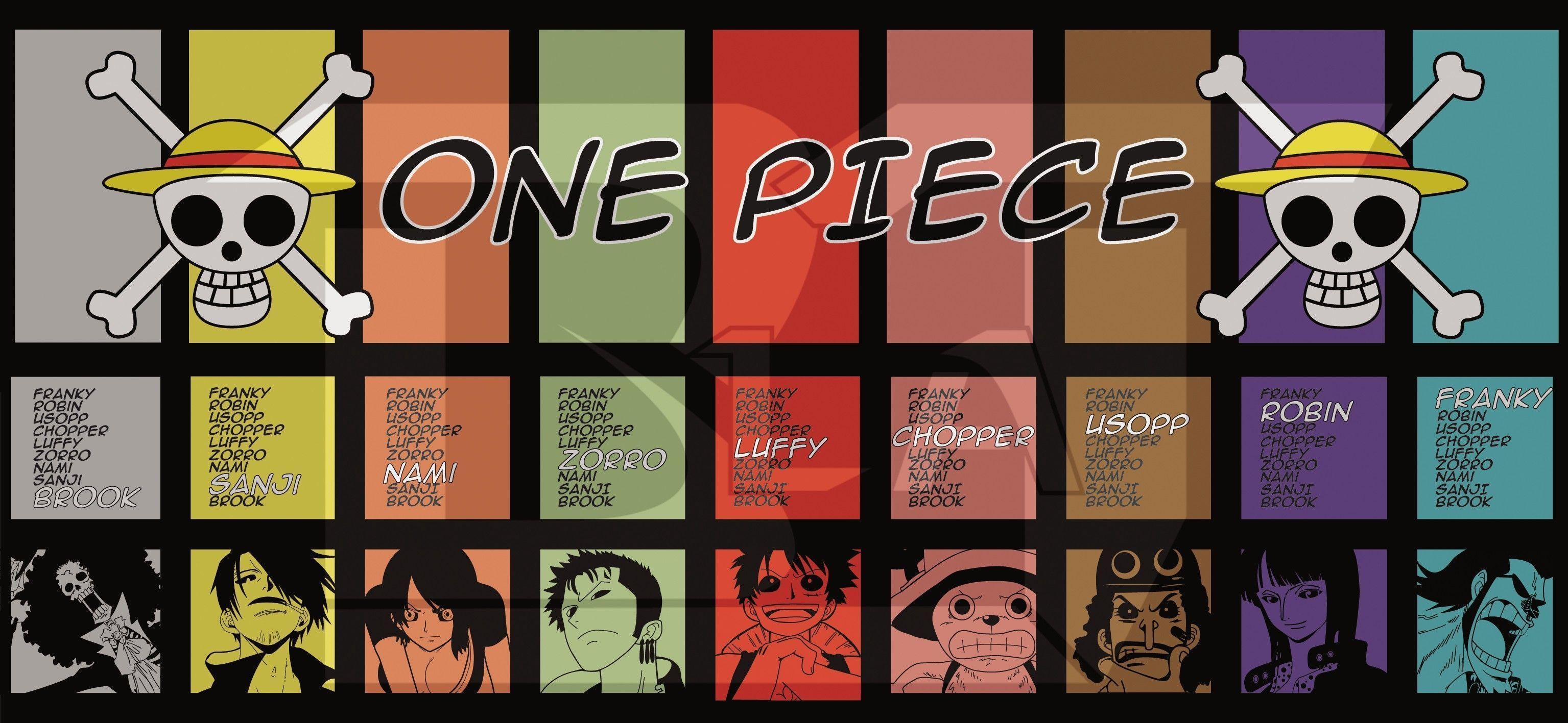 3070x1420 One Piece Desktop Wallpaper, Dual Screen