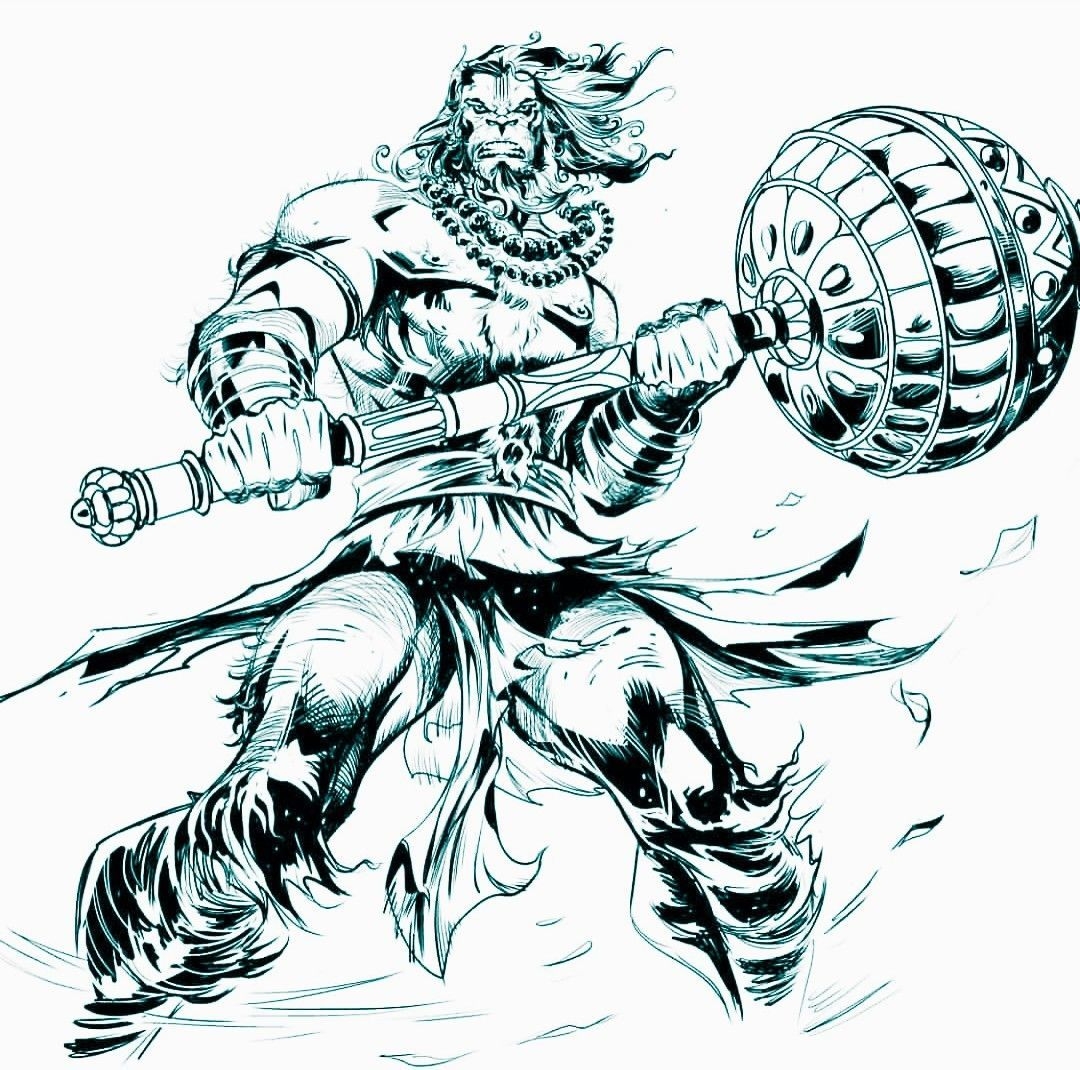 1080x1070 Hanuman. Hanuman tattoo, Lord hanuman wallpaper, Shri hanuman, Desktop