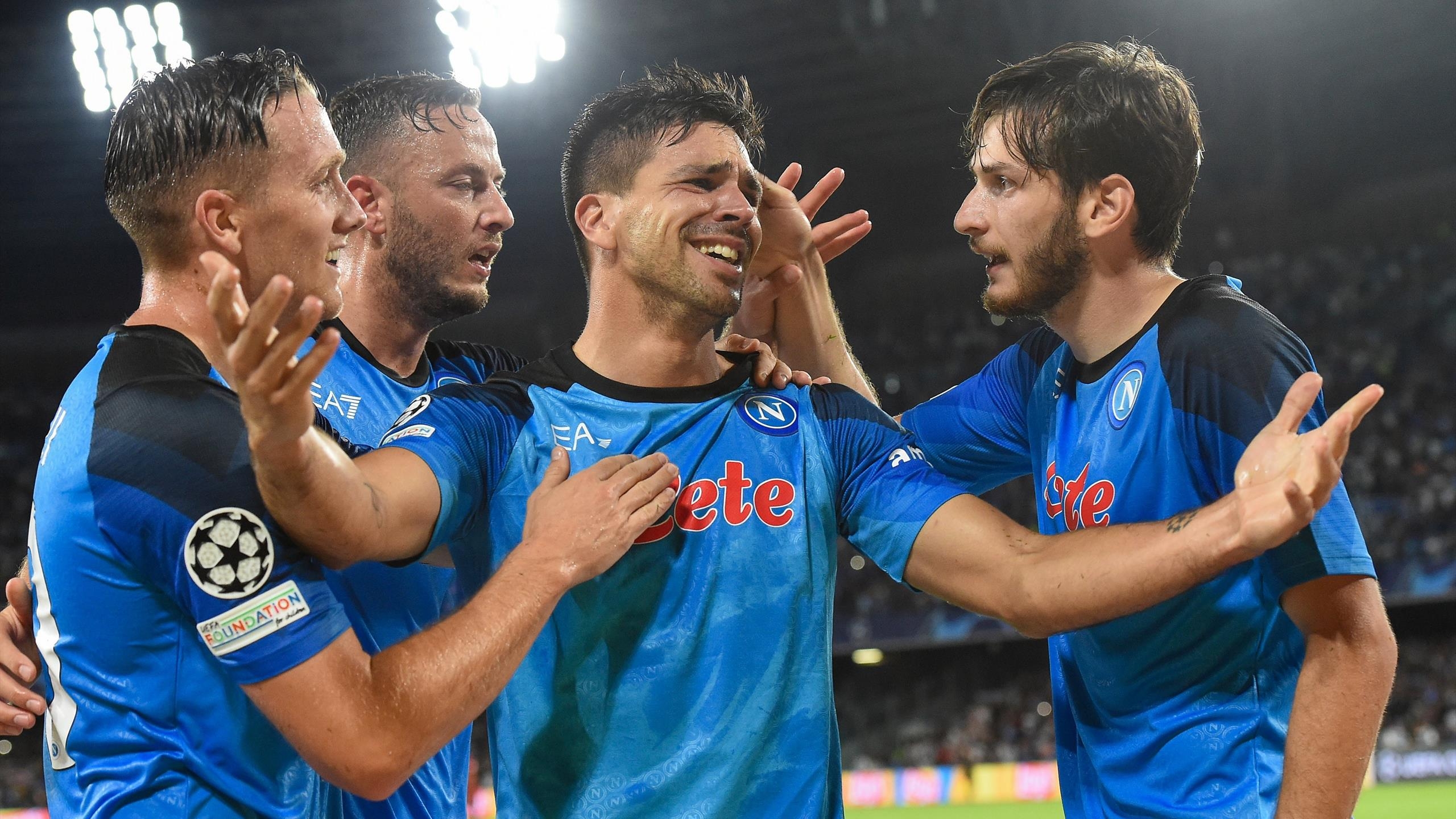 2560x1440 Napoli 4 1 Liverpool: Hosts Dominate As Jurgen Klopp's Side Are Embarrassed On Stunning Night In Naples, Desktop