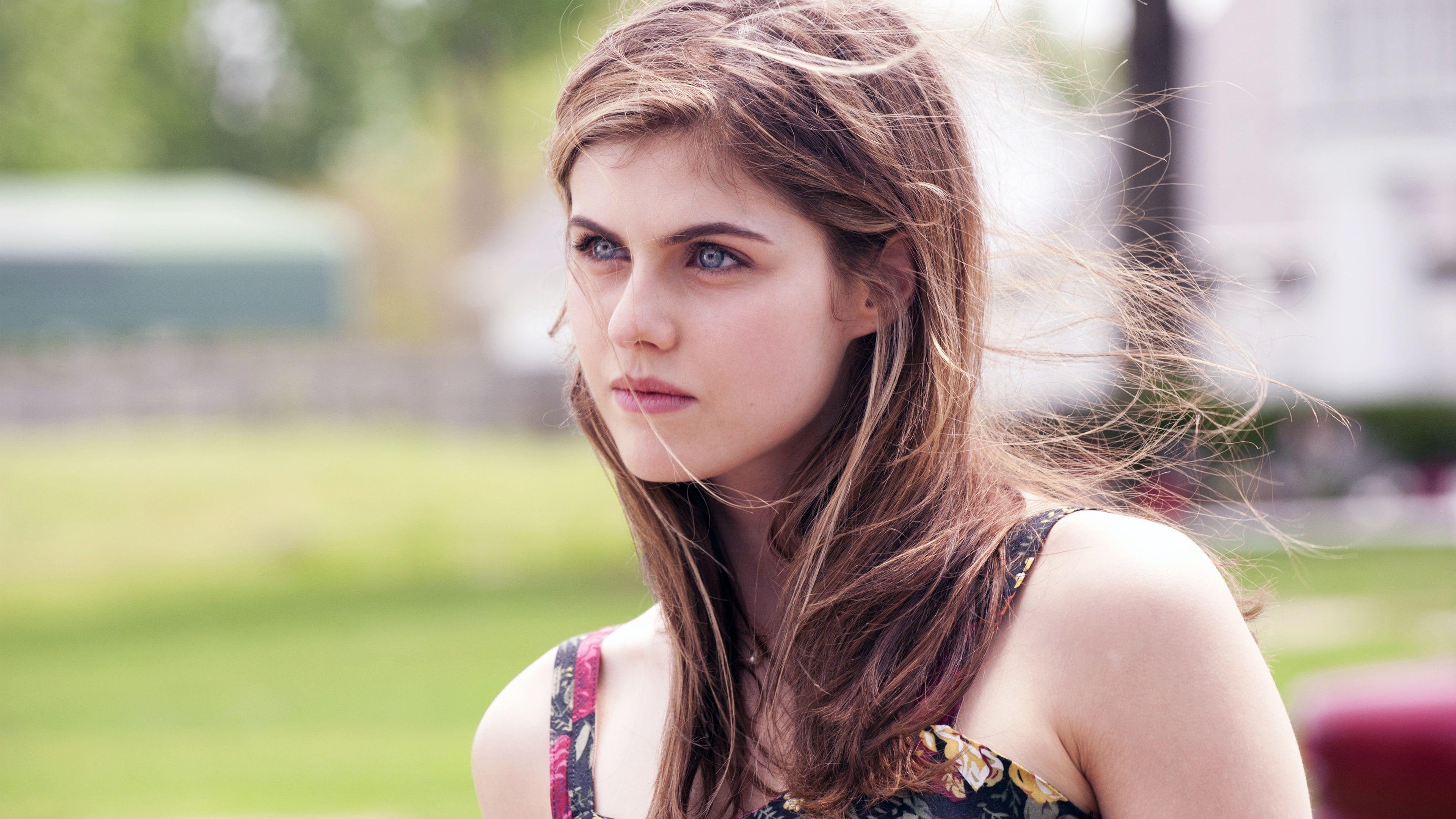 3840x2160 Alexandra Daddario HD Wallpaper, Desktop