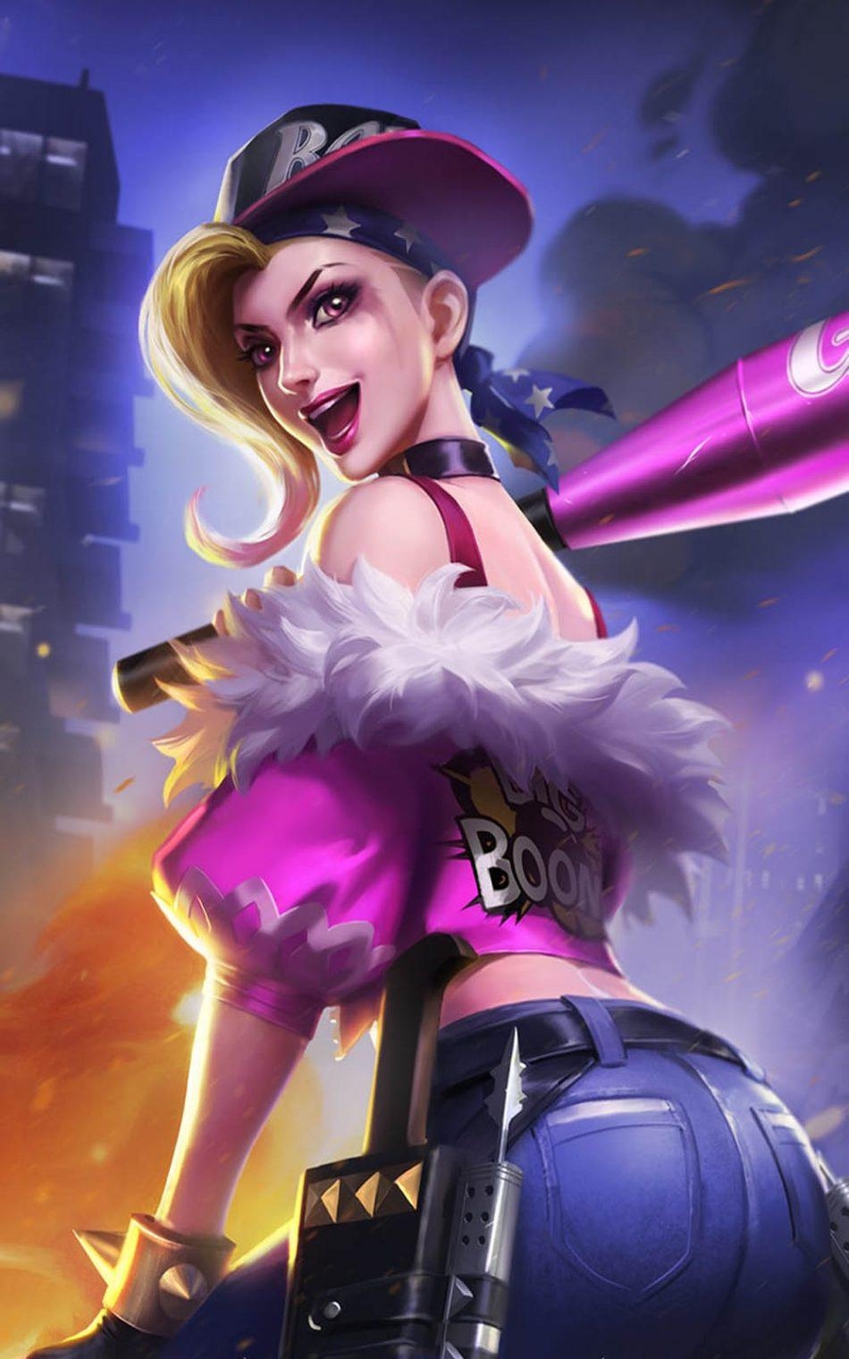 950x1520 Download Punk Princess Fanny Mobile Legends Free Pure 4K Ultra HD, Phone