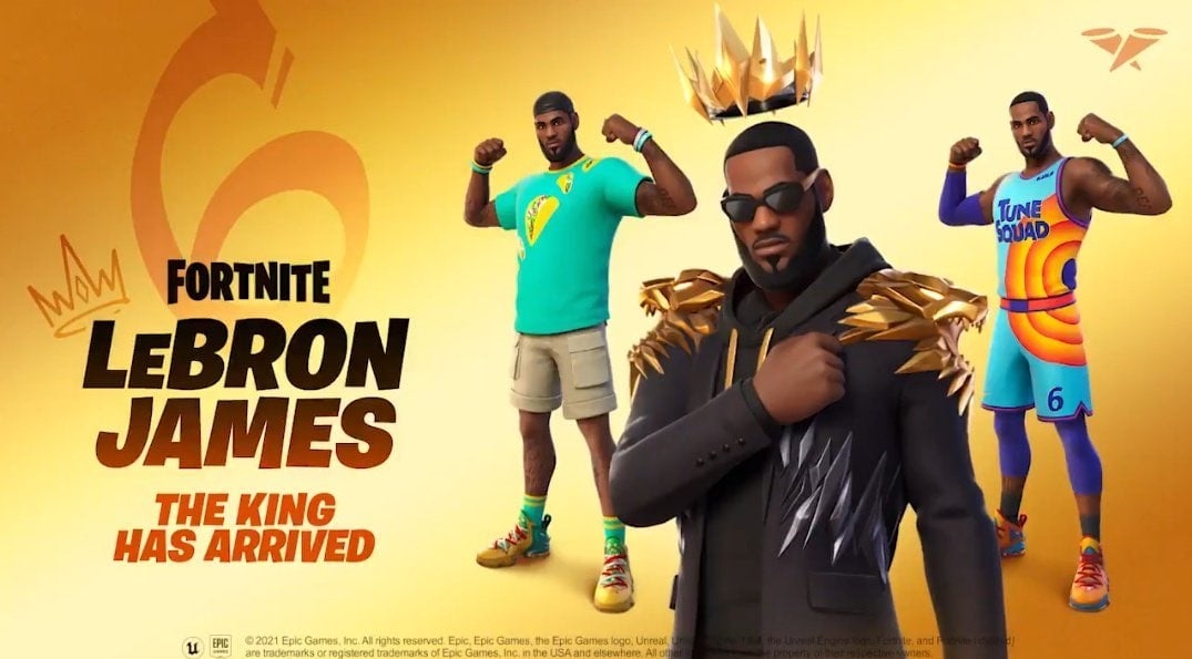 1080x600 Tune Squad LeBron Fortnite wallpaper, Desktop