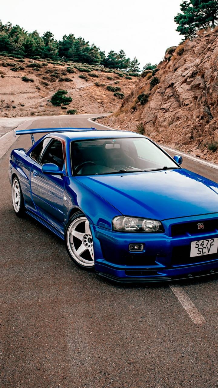 720x1280 Skyline R34 GTR wallpaper, Phone