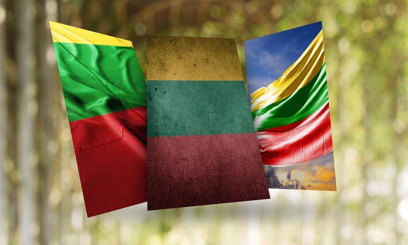 1340x800 Lithuania Flag Wallpaper for Android, Desktop