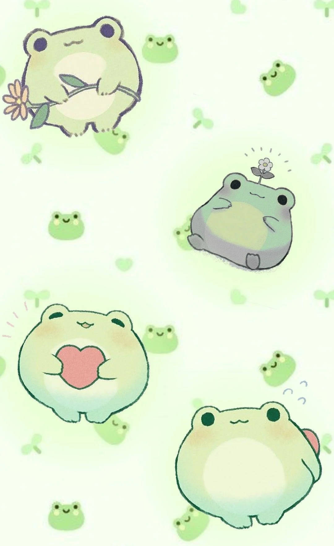 1080x1770 Kawaii Frog Wallpaper, Phone