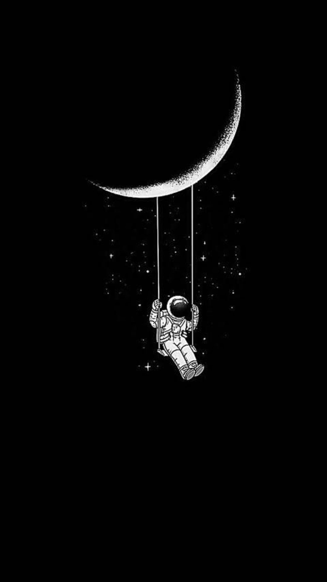 1080x1920 Astronaut Zedge HD Black Wallpaper For OnePlus 8 Mobile, Phone