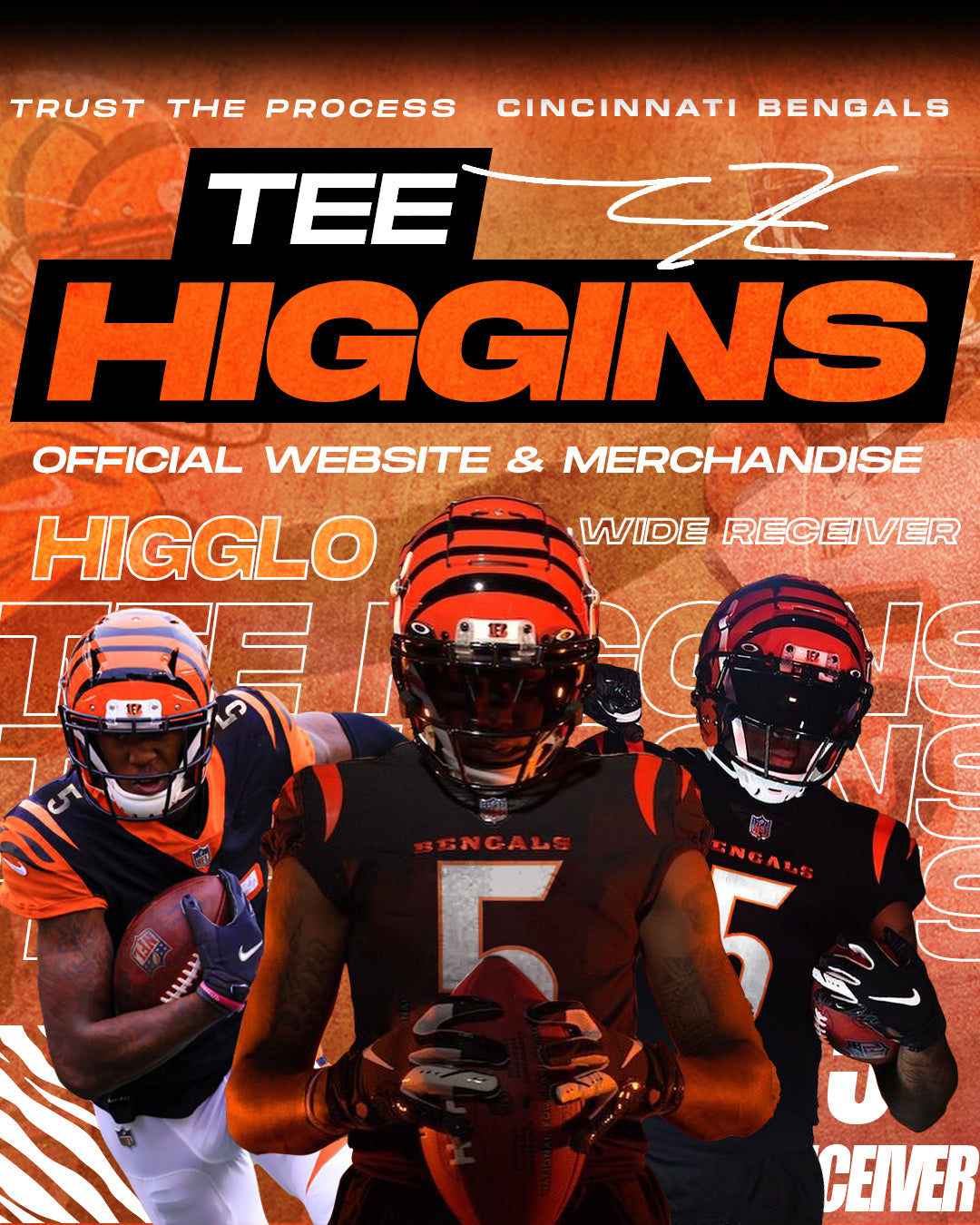 1080x1350 Official Website & Merchandise of Tee Higgins, Phone