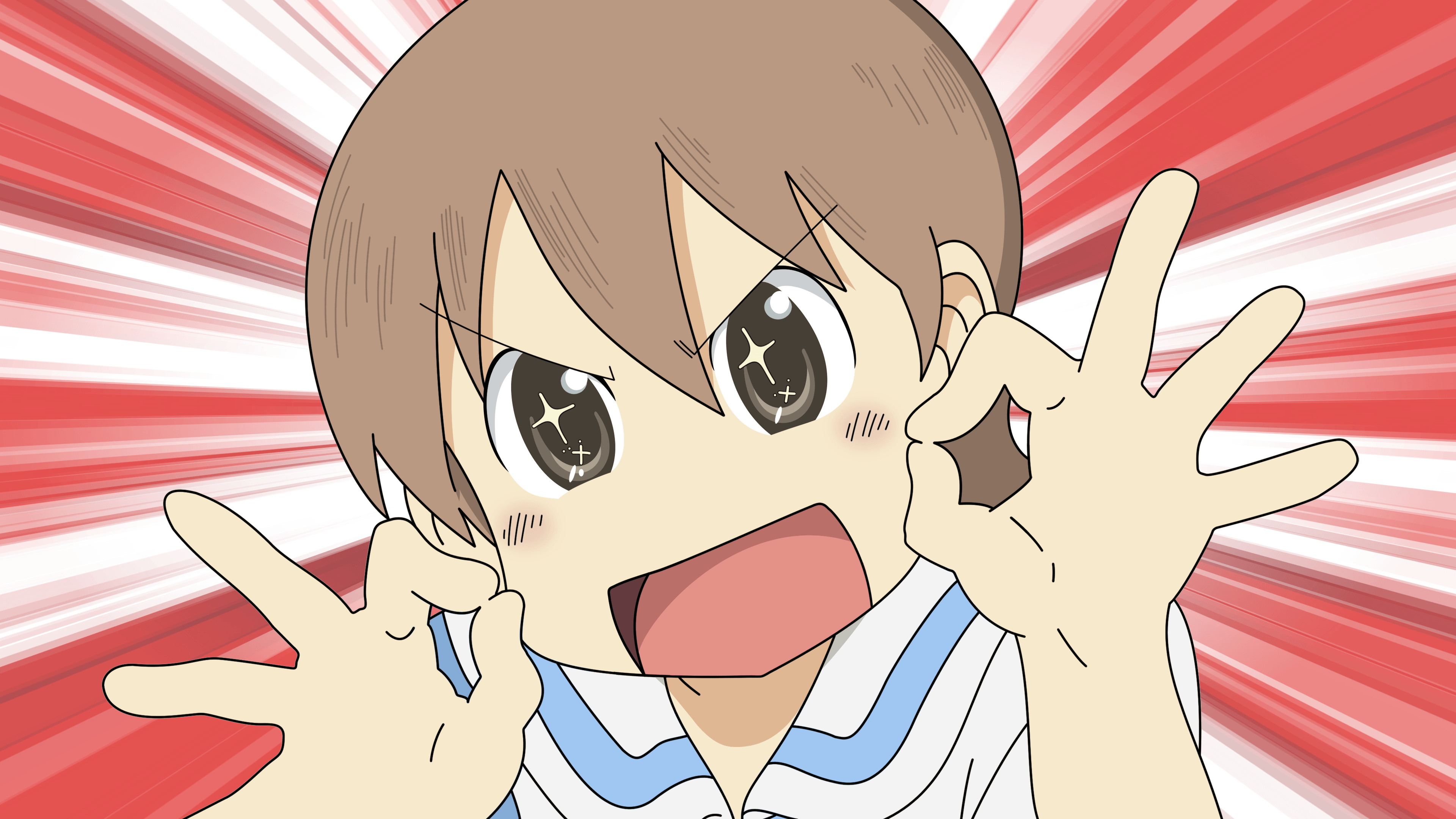 3840x2160 aioi yuuko nichijou vector. konachan.com.com Anime, Desktop