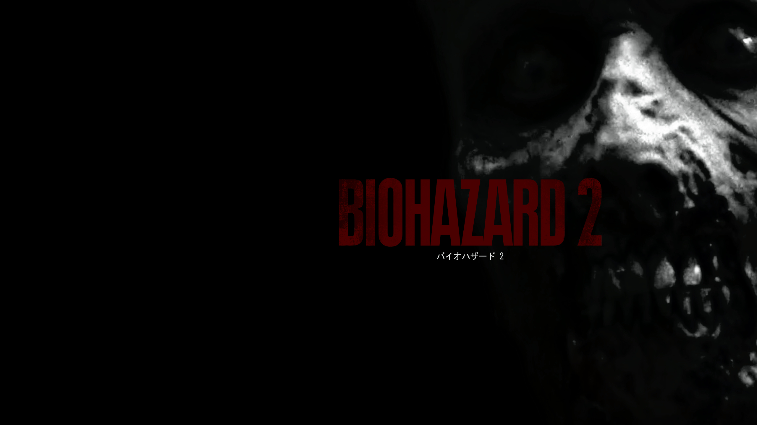 2560x1440 BIOHAZARD 2- Japanese PS Cover inspired wallpaper, Desktop