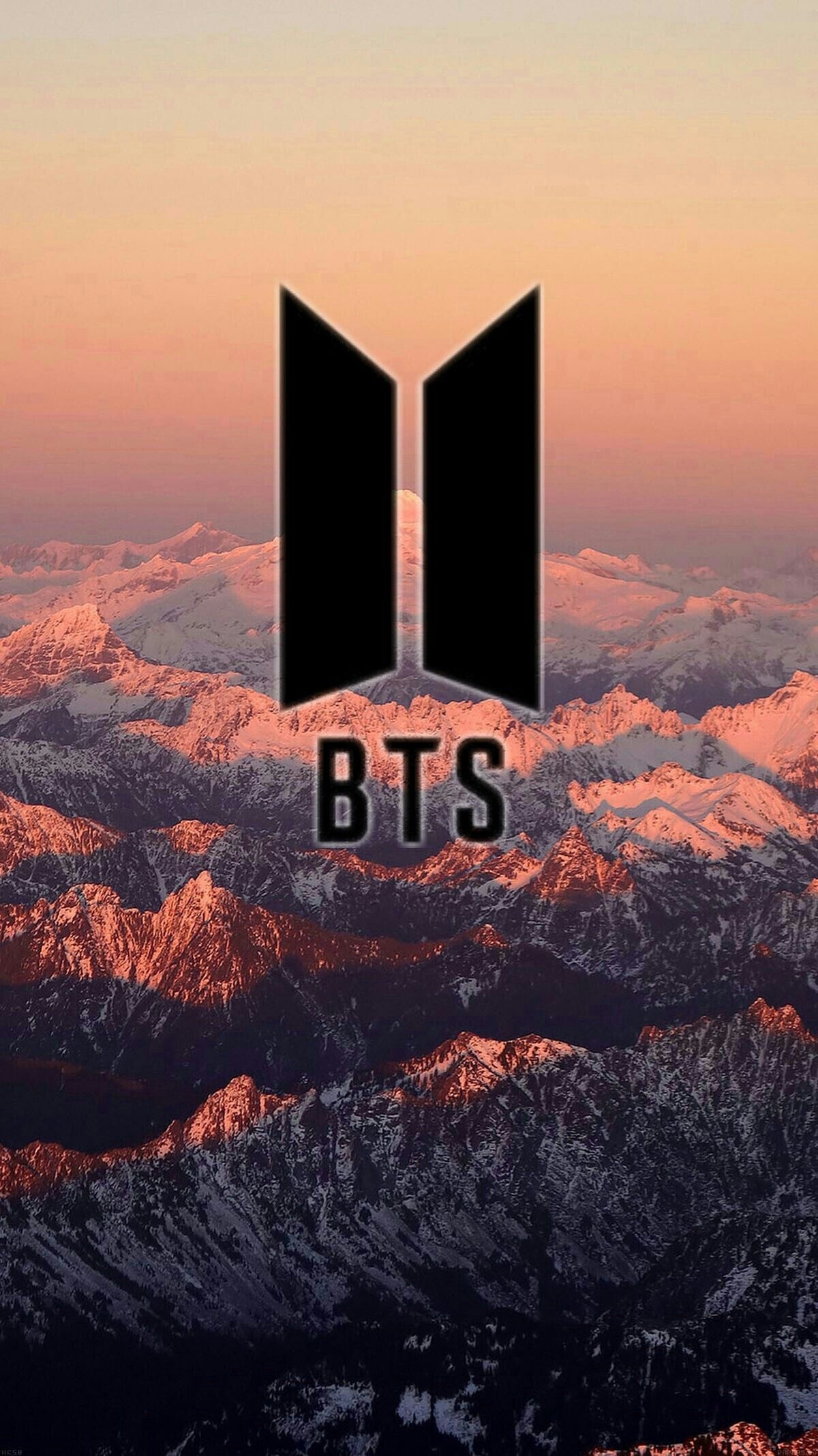 1200x2140 Bangtan Logo Phone Wallpaper, Phone