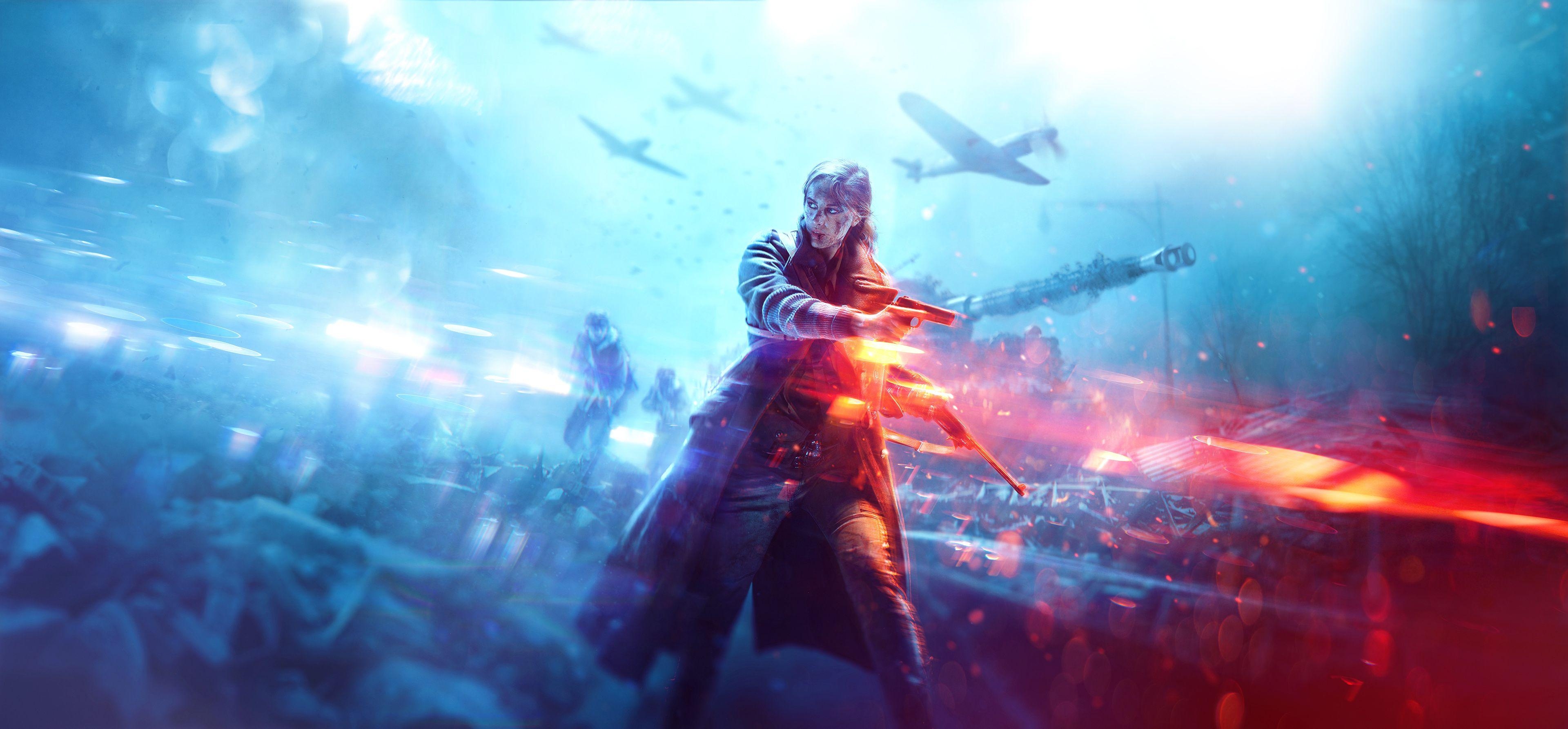 3840x1790 Battlefield V HD Wallpaper and Background Image, Dual Screen