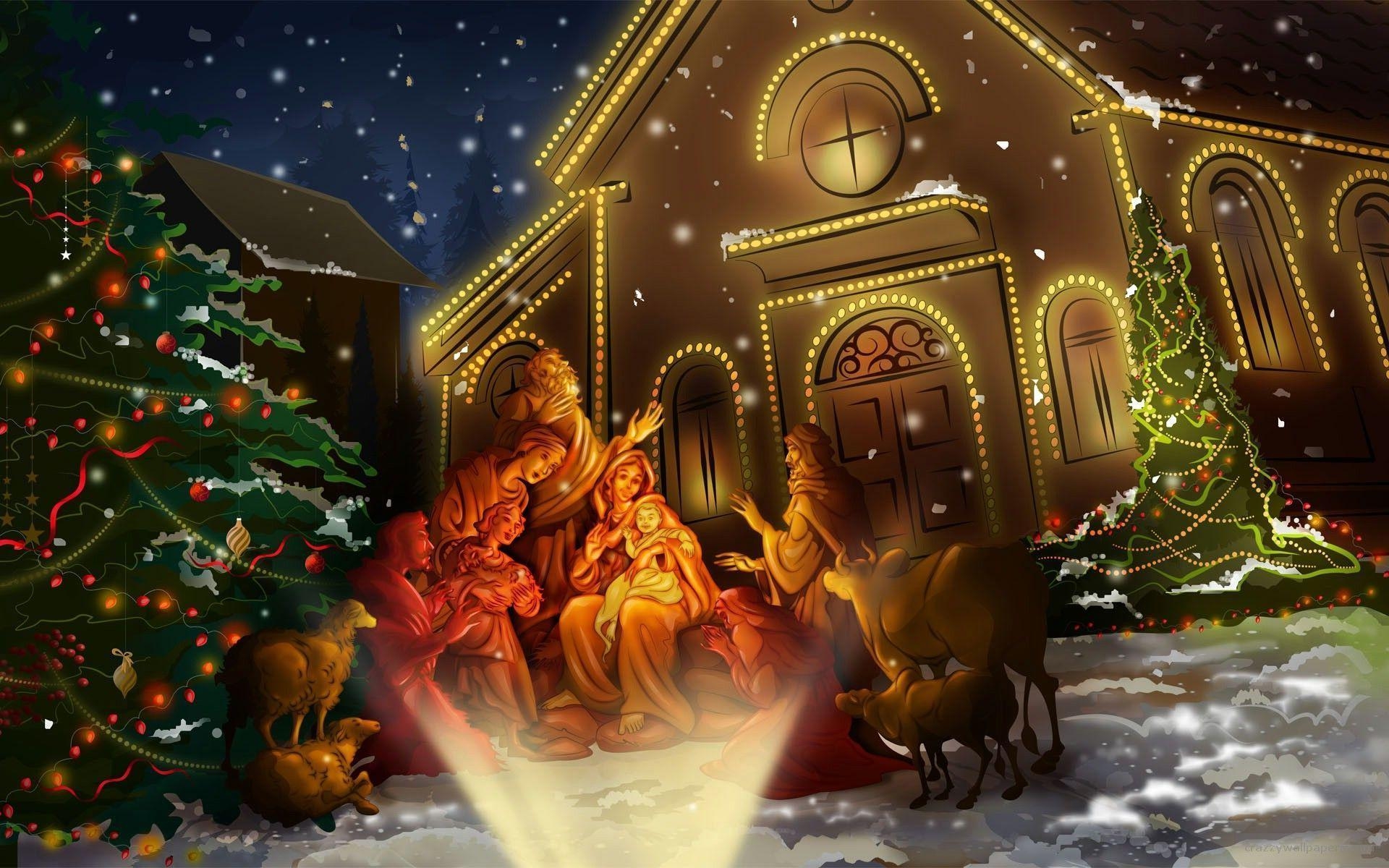 1920x1200 Animated Christmas Wallpaper, Desktop