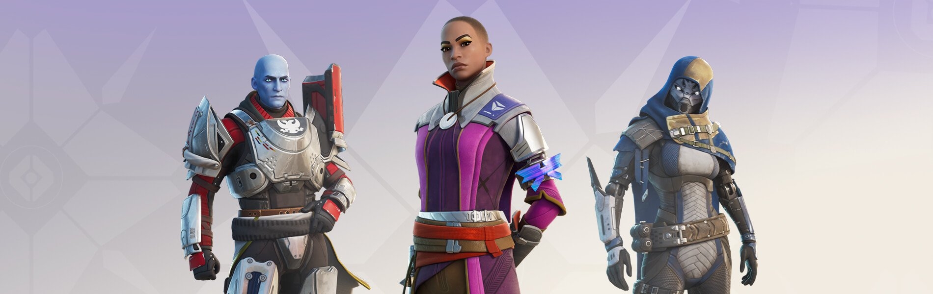 1900x600 Legends of the Light and Dark Land in Fortnite: Play as Commander Zavala, Ikora Rey, and the Exo Stranger, Dual Screen