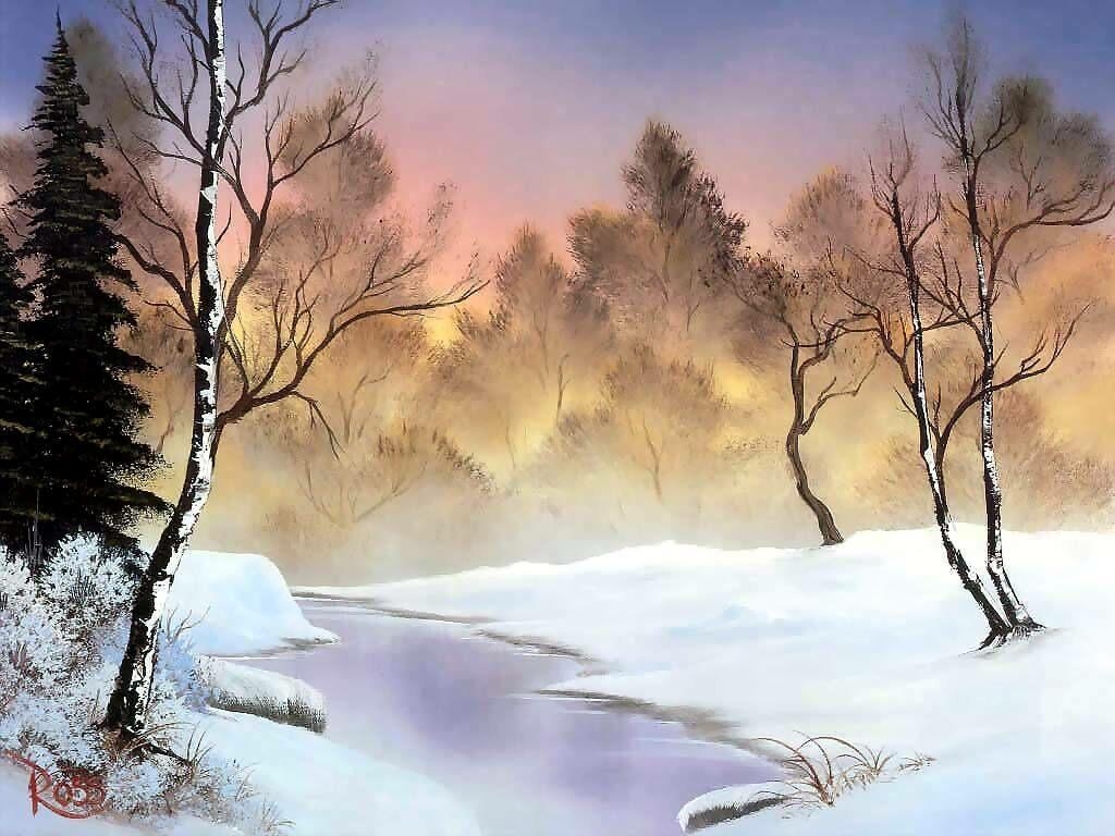 1030x770 Winter scene free desktop background wallpaper image, Desktop